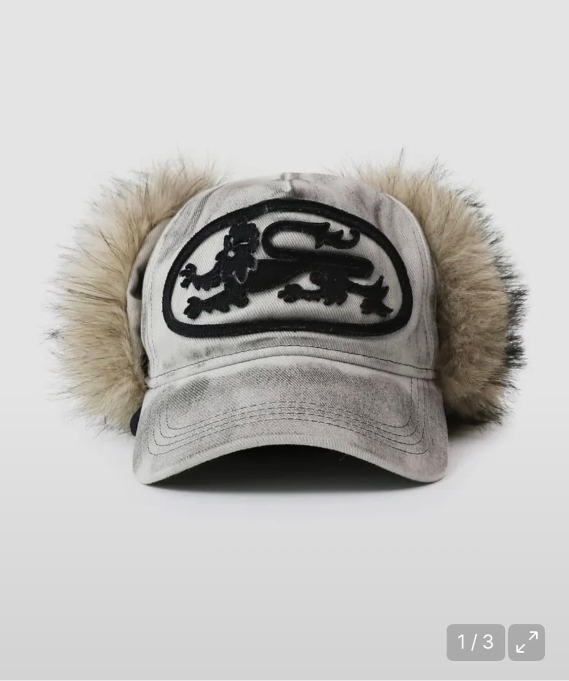 배드블러드 미스틱 트래퍼 햇 더스티 화이트 상품이미지1