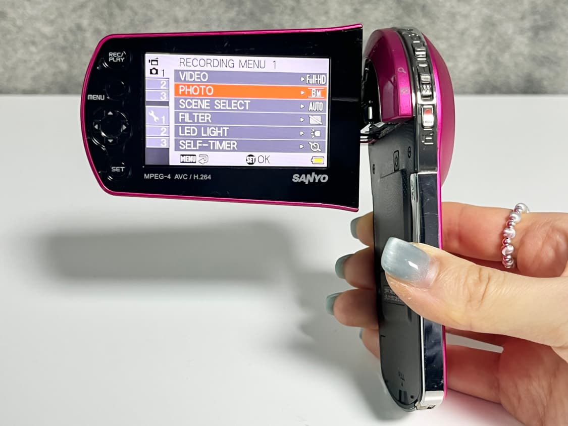 인생샷 건짐/ 산요작티 dmx-cs1 빈티지 캠코더 sanyo xacti 상품이미지3