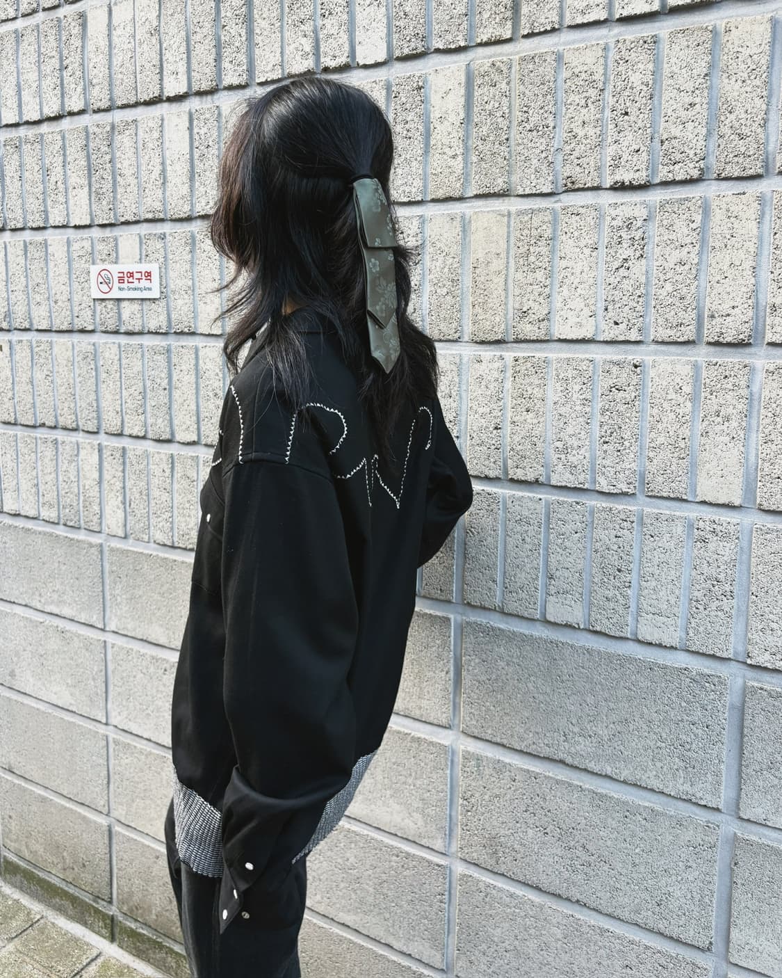 시스콰치패브릭스 니트도킹 풀오버 셔츠 상품이미지5