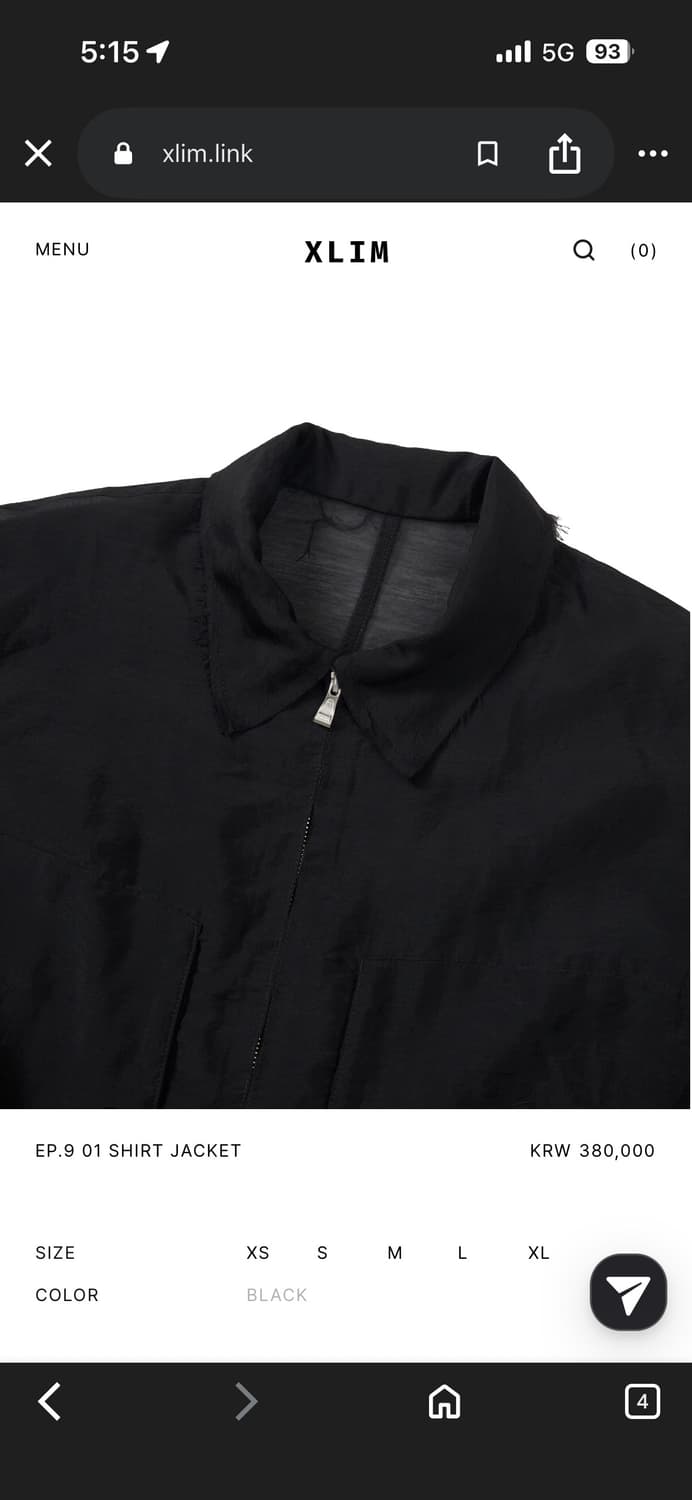 xlim ep.9 셔츠자켓 상품이미지3