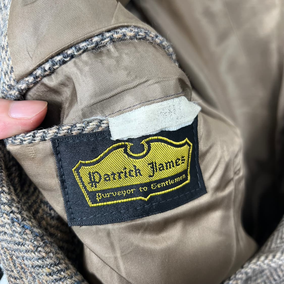 1990s Kenneth 헤링본 투버튼 블레이저 상품이미지7