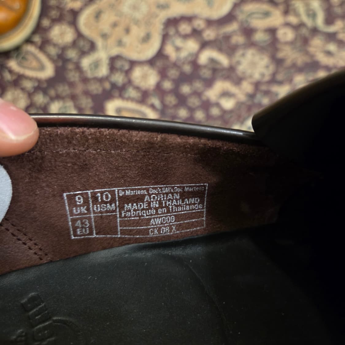 닥터마틴 아드리안 uk9 280-285 체리레드 체리우드 상품이미지7