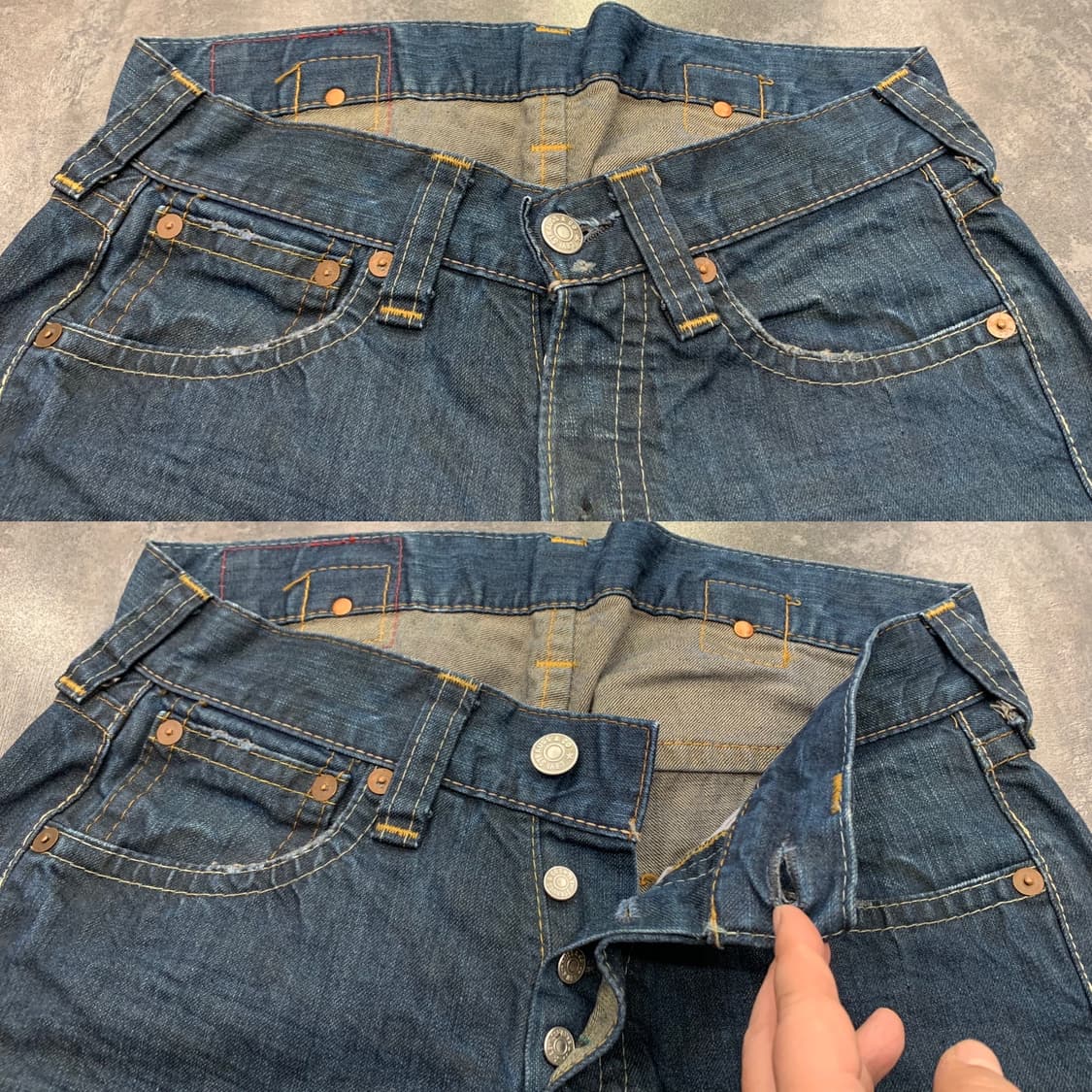 LEVIS RED 02/SS 리바이스 레드 오일 데님팬츠(30 사이즈) 상품이미지4