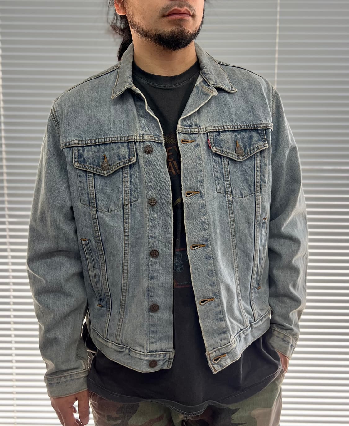 리바이스 데님 트러커 자켓 (연청 ) 상품이미지3