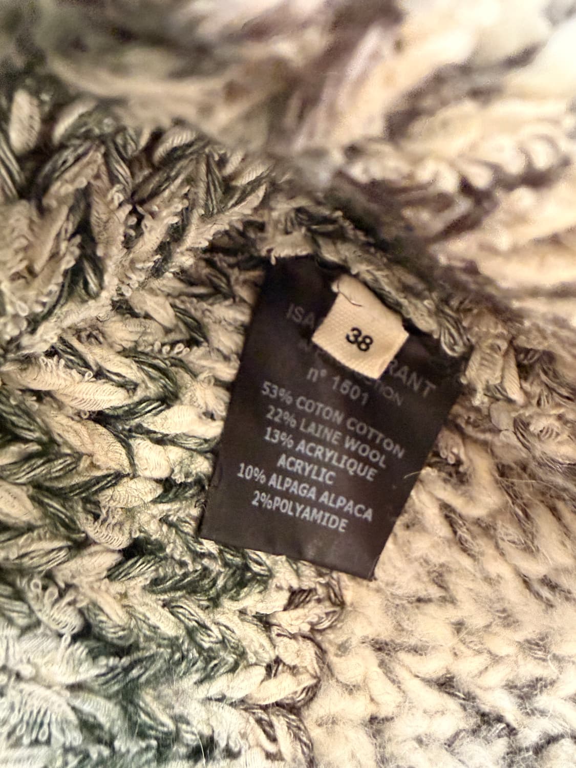 이자벨마랑 울 알파카 블렌드 니트 스웨터 상품이미지5