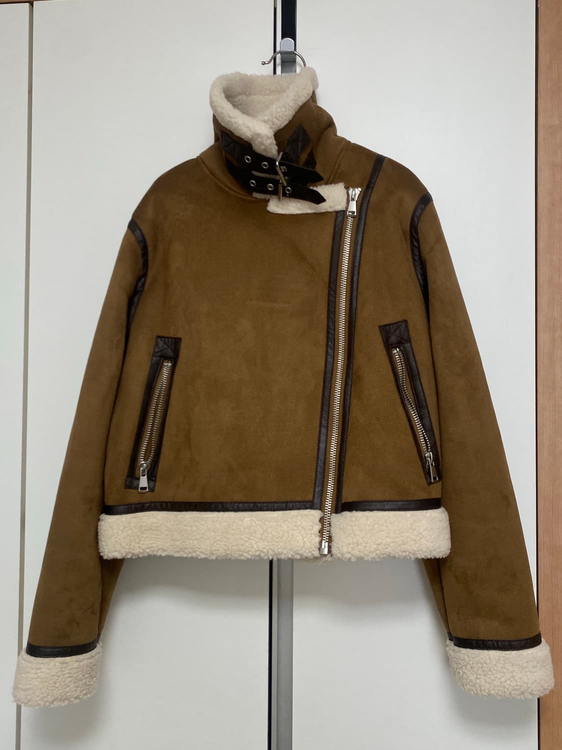 자라 스웨이드 무스탕 자켓 상품이미지3