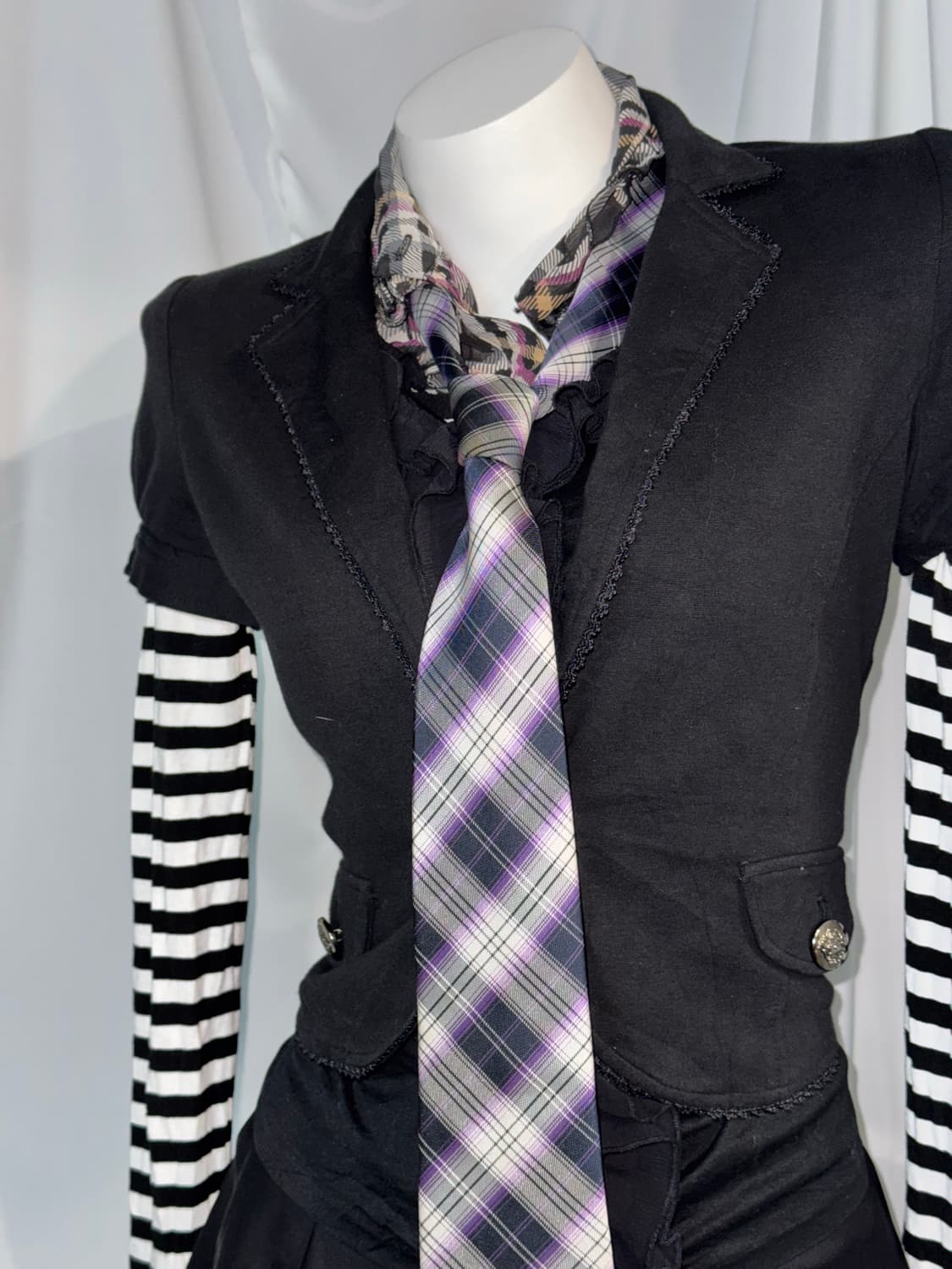 슈가슈가룬 쇼콜라깔 데일리 키치 무채색 코디세트 상품이미지5