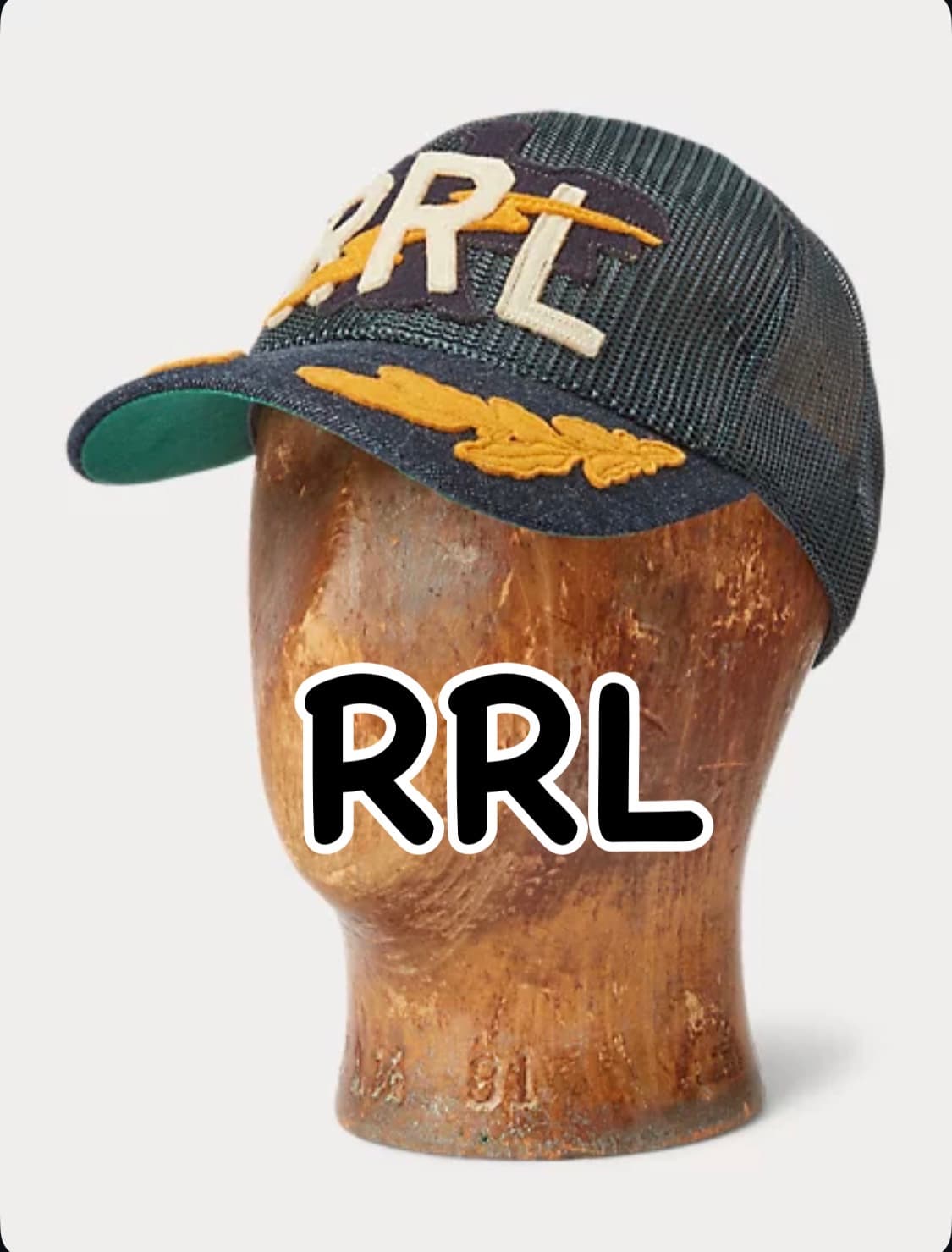 더블알엘 RRL 썬더버드 펠트 메쉬 트러커 캡 상품이미지1