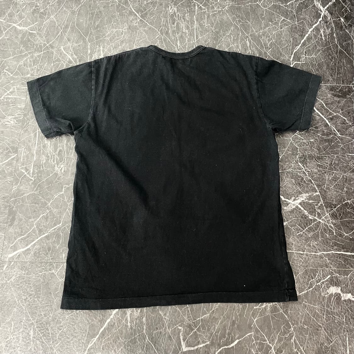 꼼데가르송 더블 하트와펜 반팔 블랙 상품이미지3