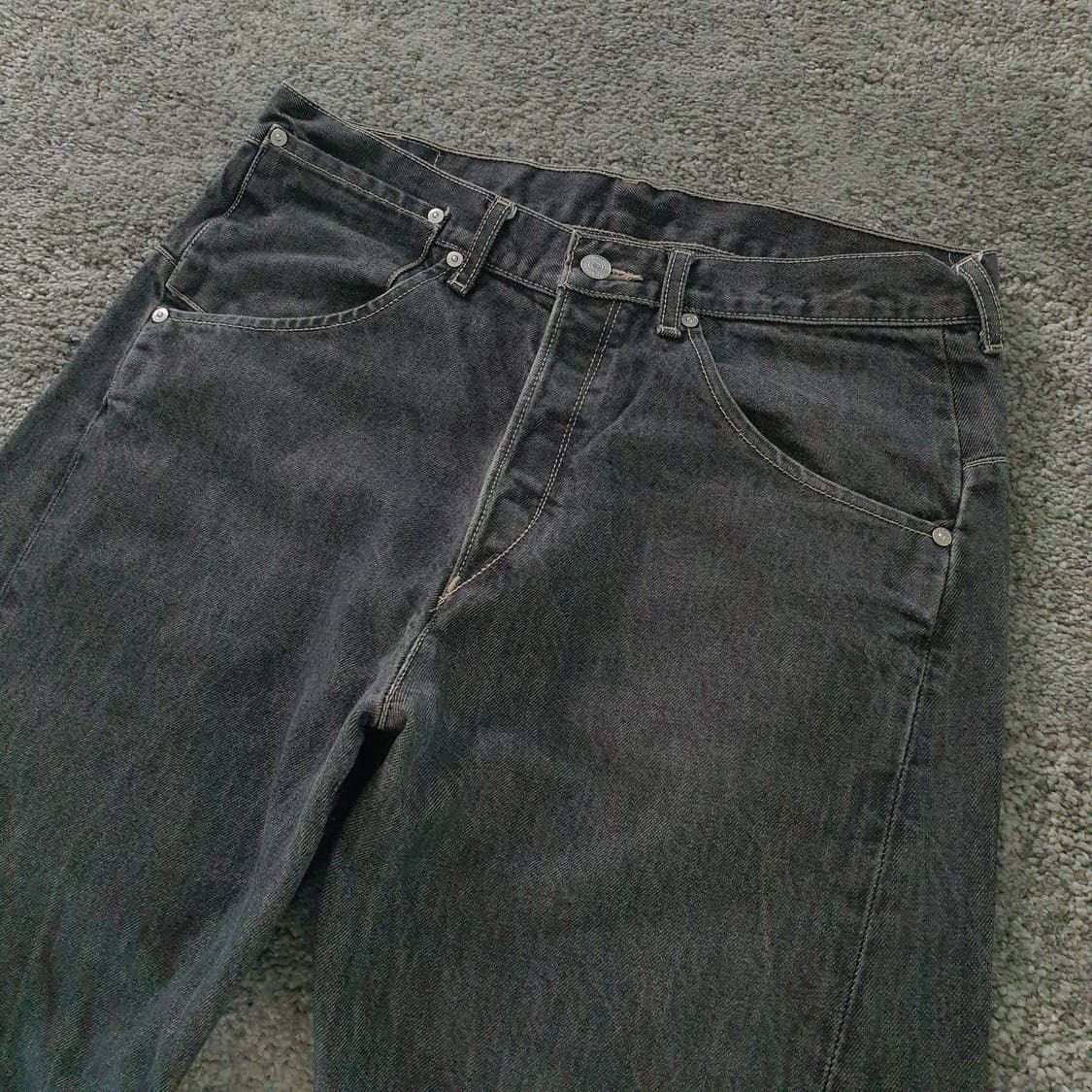 LEVI'S 엔지니어드 진 흑청 데님 팬츠 상품이미지4