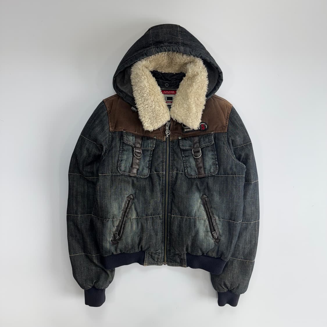 Fubu 후부 데님 하이넥 패딩 상품이미지3