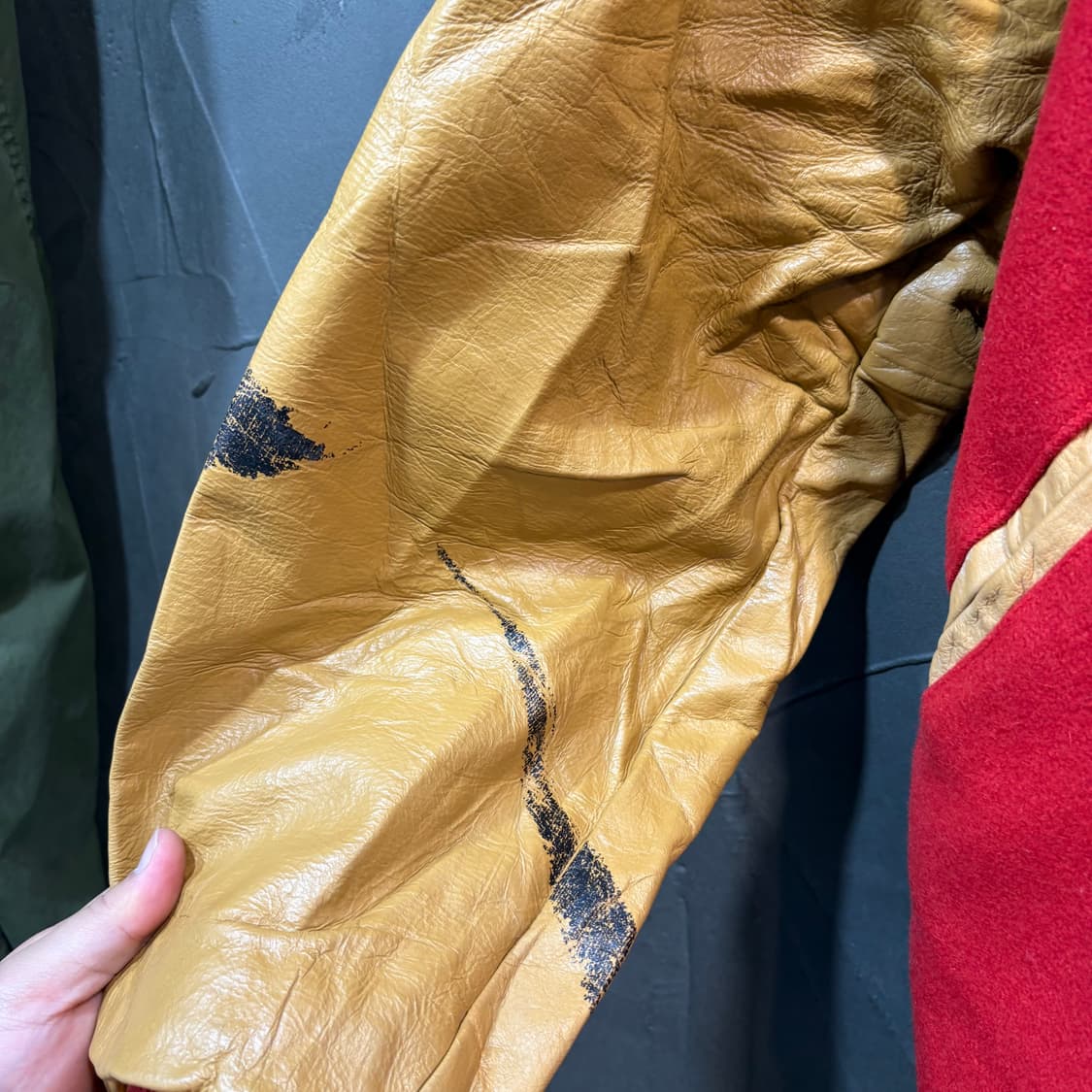 [L] USA VINTAGE 90's 빈티지 바시티 자켓 상품이미지5