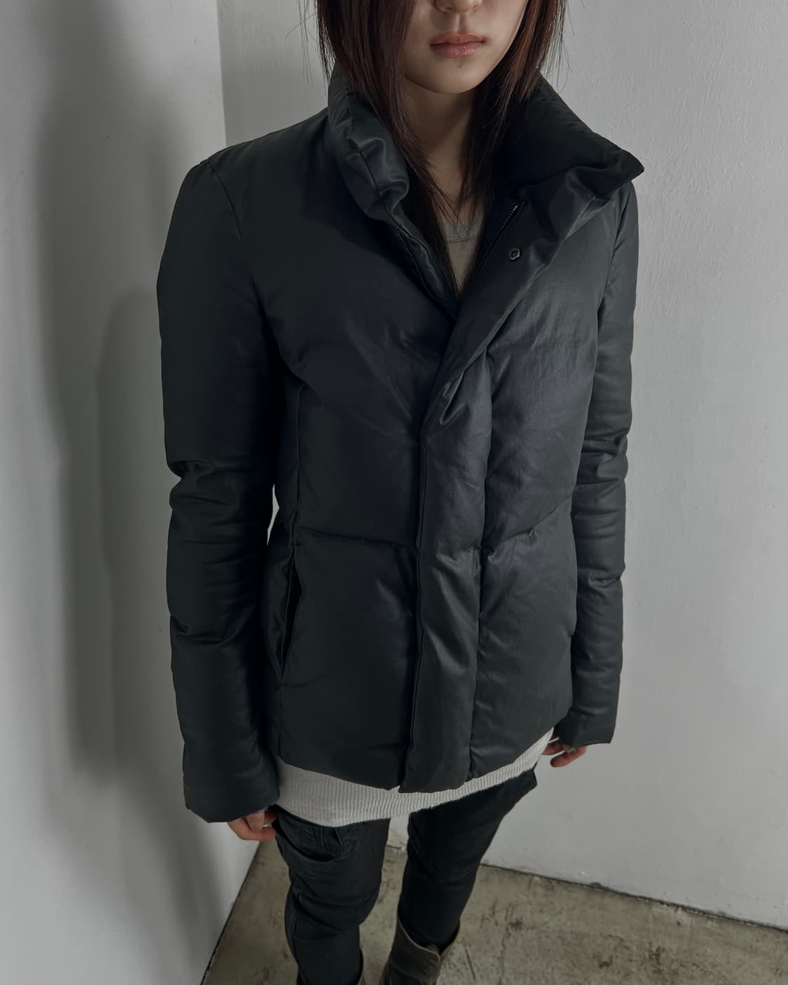 Kazuyuki Kumagai Attachment 코팅 다운 자켓 상품이미지1