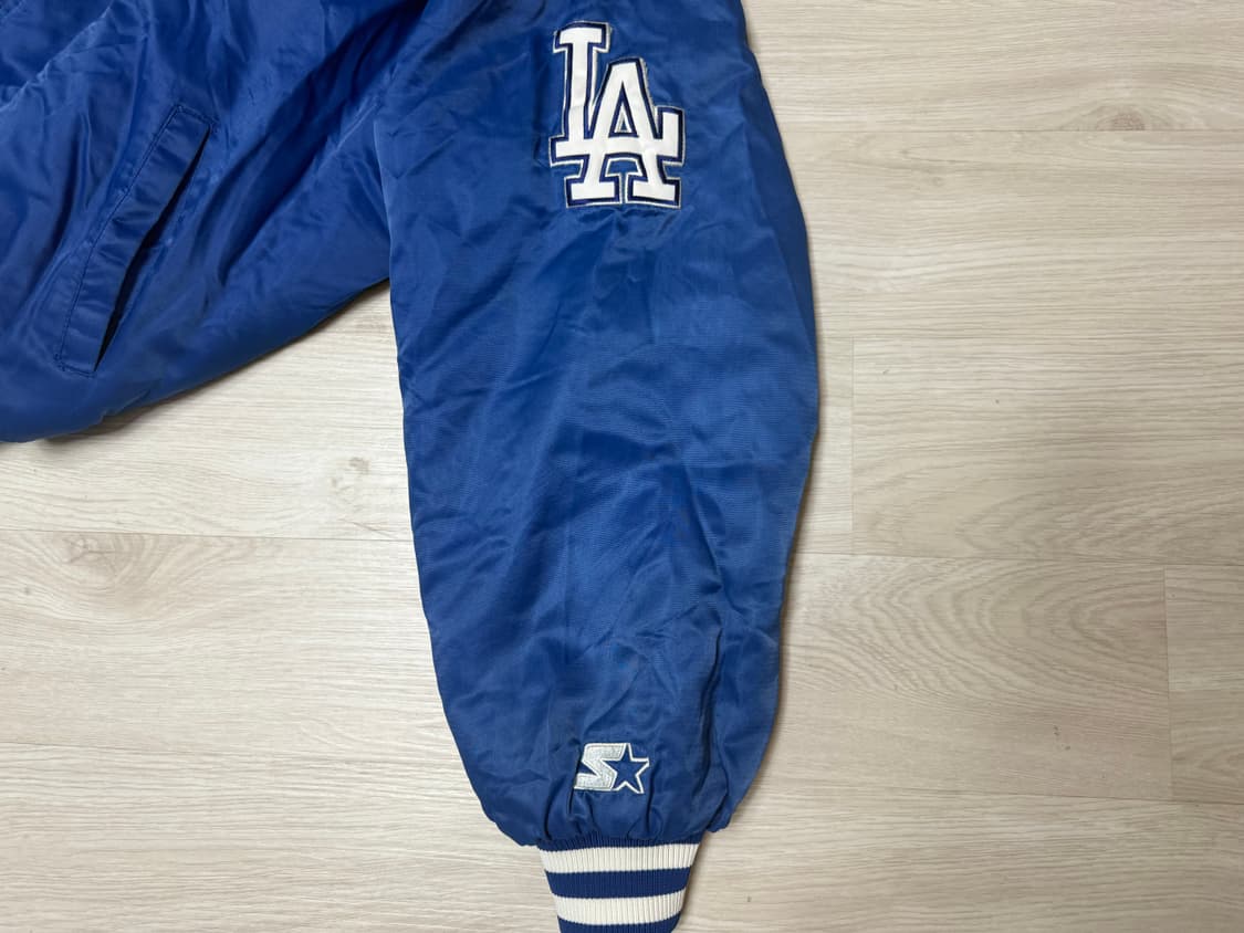 [M] 스타터 90s 빈티지 MLB LA 다저스 스타디움 자켓 상품이미지5