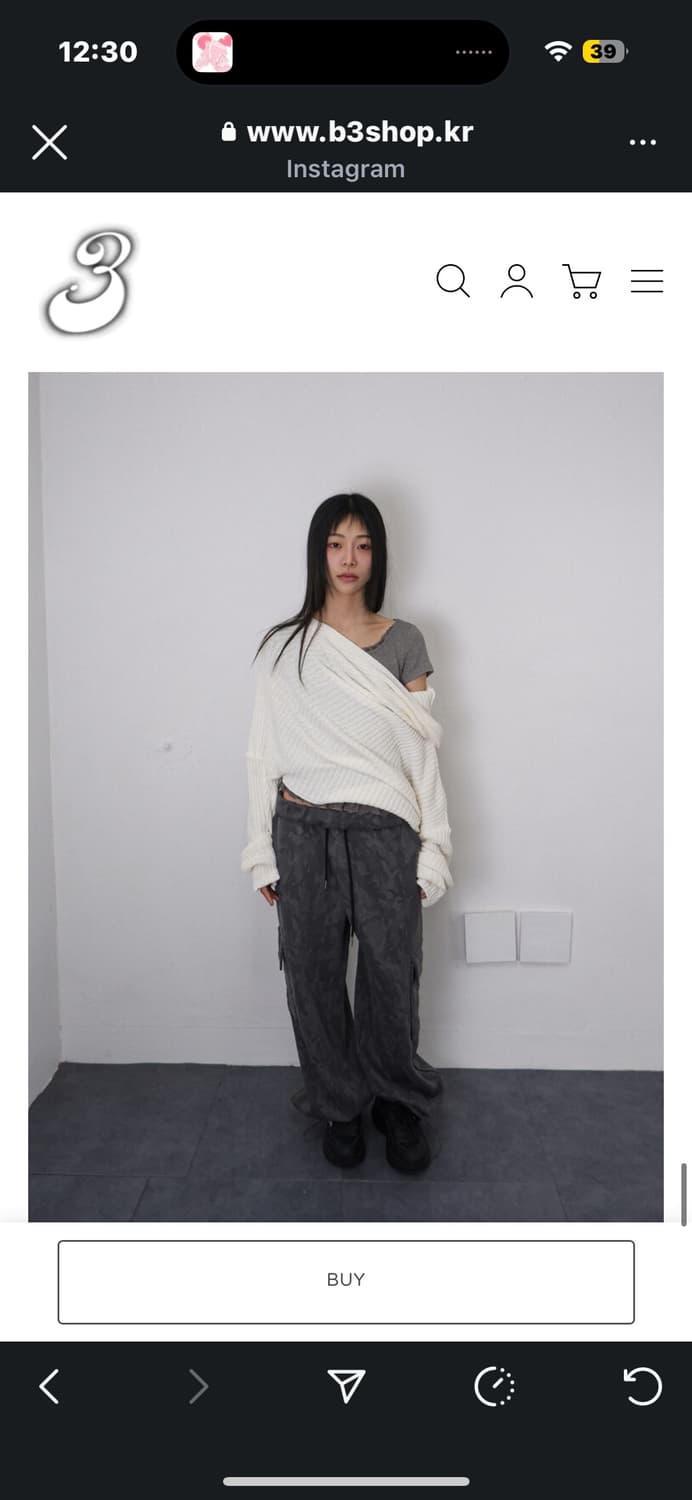 비센사이 be. Sensai Dune hood knit 후드 니트 카키 상품이미지3