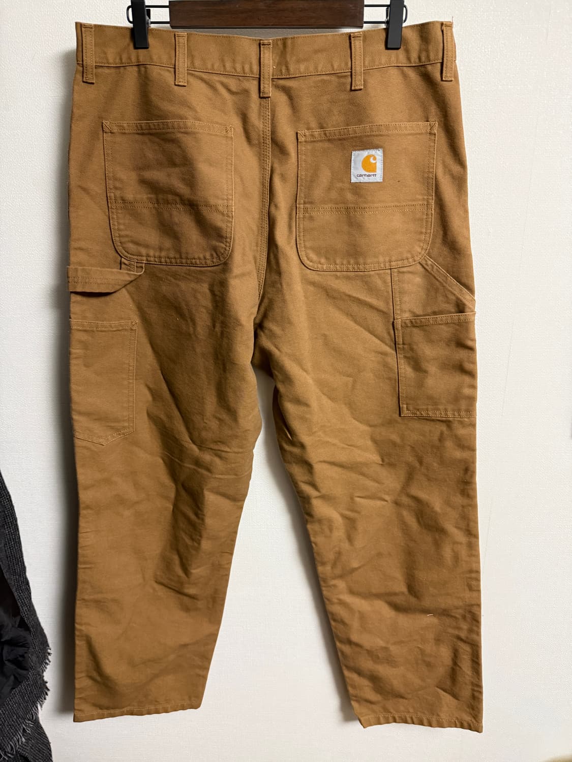 칼하트 wip 브라운 더블니 카펜터 팬츠 상품이미지2