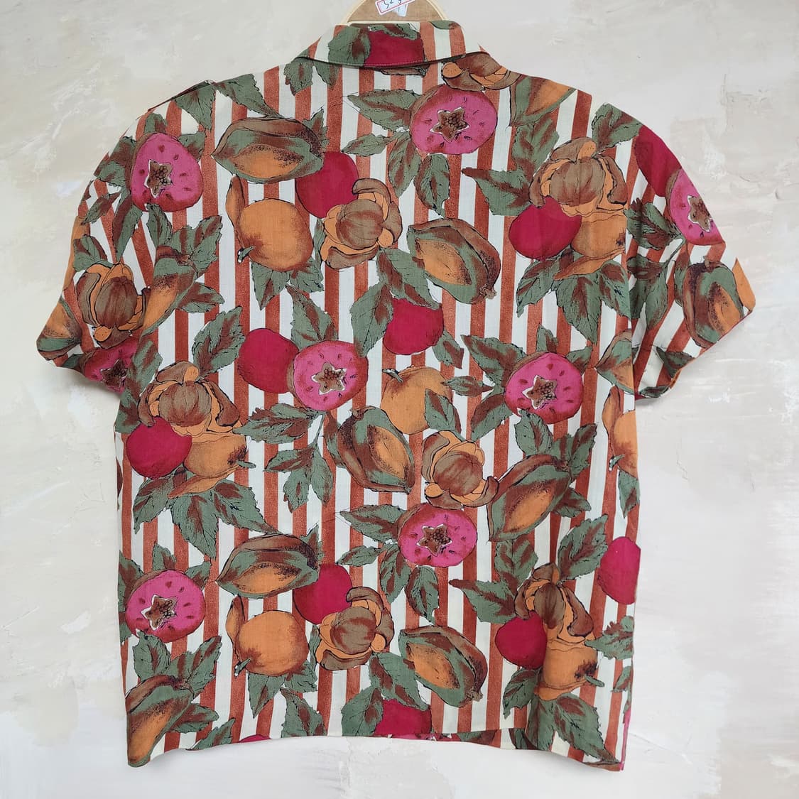 린넨 후루츠 하와이안 블라우스 상품이미지5