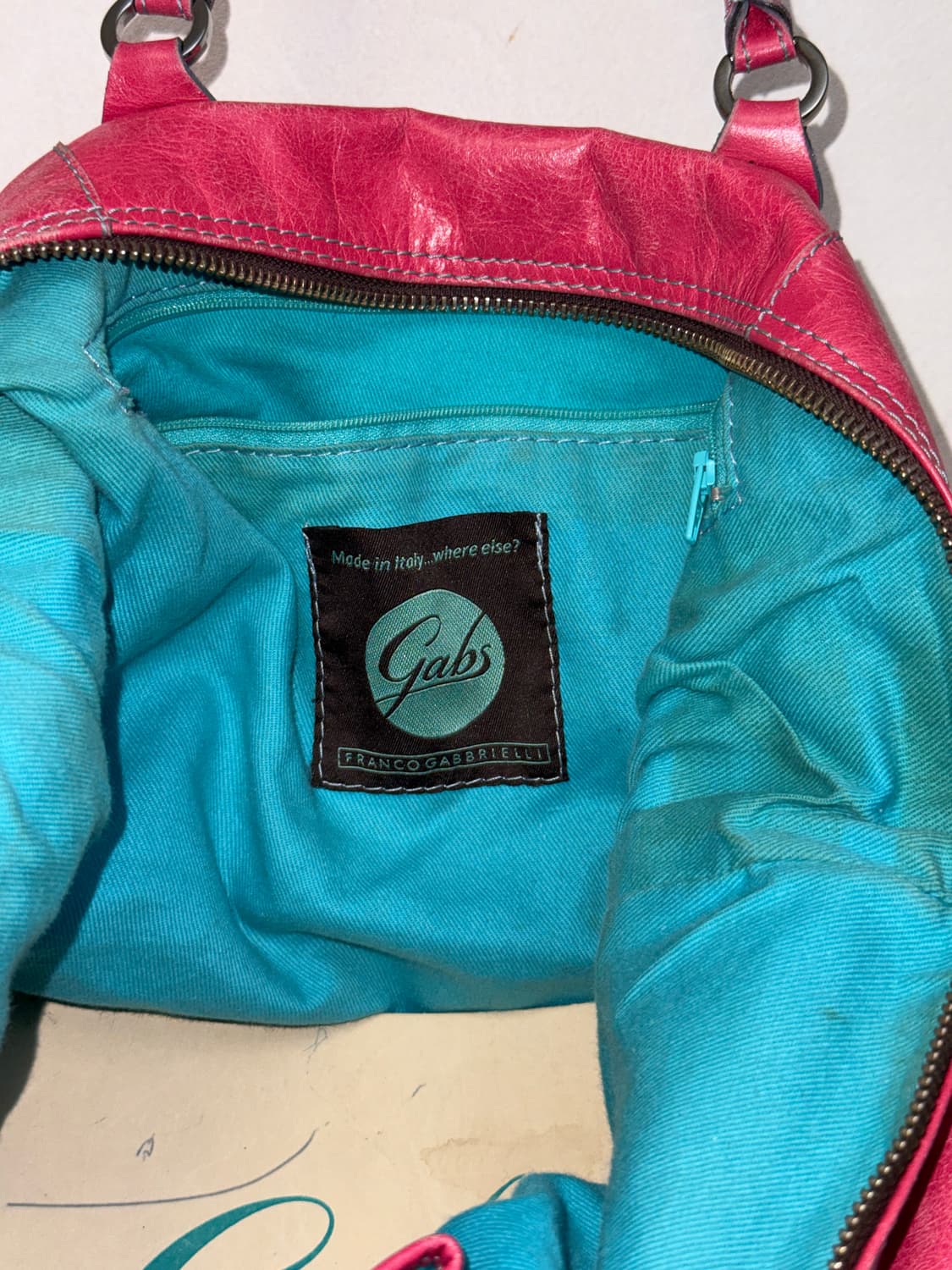 GABS cherry blue button shoulder bag  상품이미지8