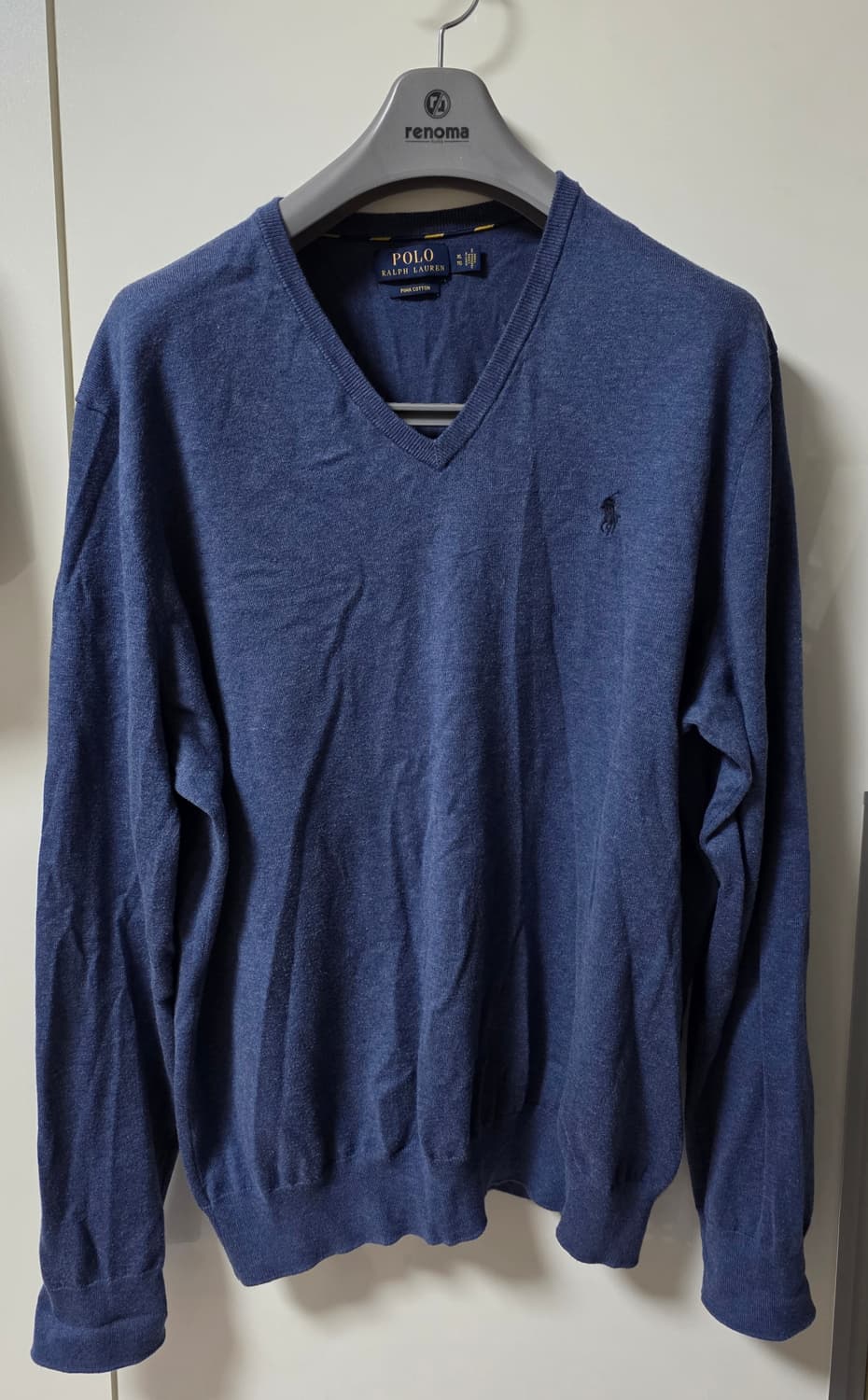 폴로랄프로렌 피마코튼 V넥 니트 상품이미지1