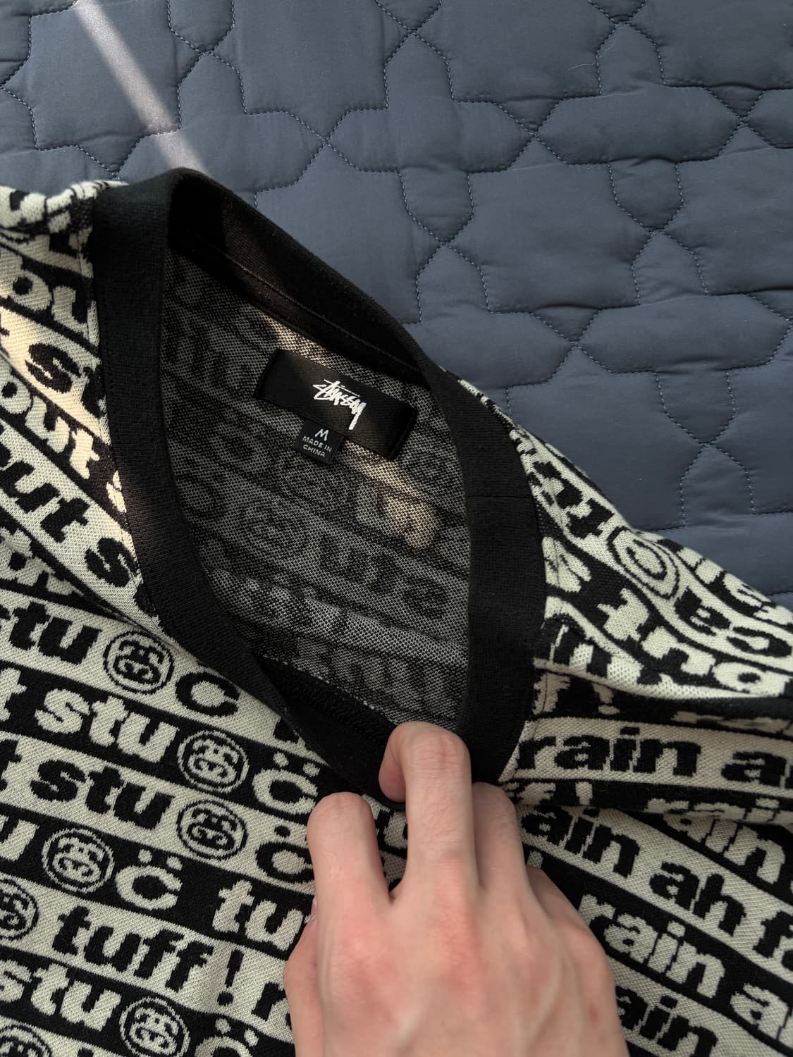 Stussy X CPFM 자카드 크루 상품이미지4