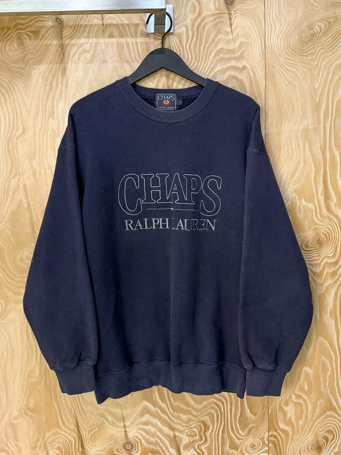 챕스 랄프 로렌 90's 스펠 로고 크루넥 상품이미지1