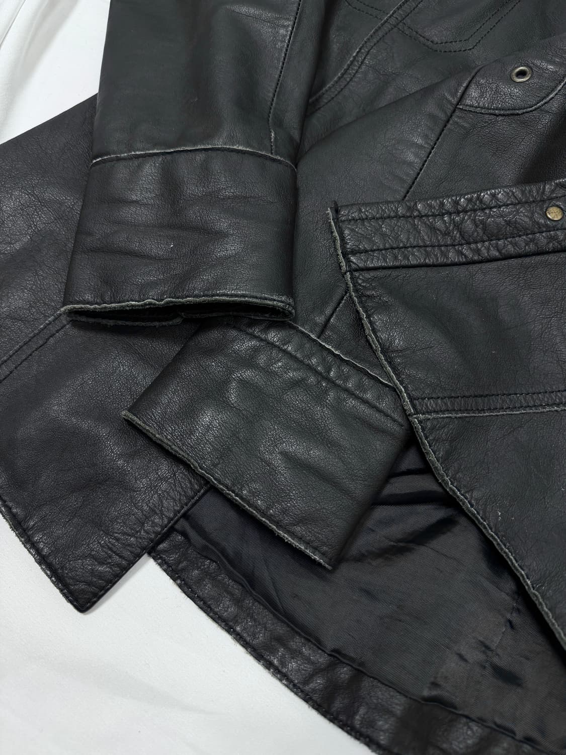 홀스 레더 자켓 상품이미지7