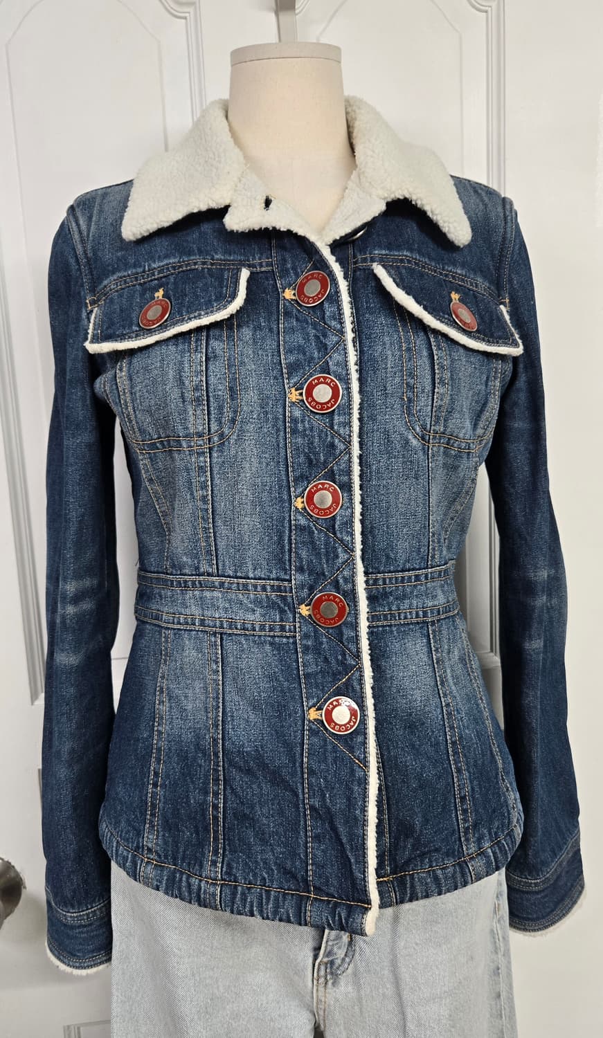 마크제이콥스 빈티지 쉐르파 데님자켓 상품이미지2