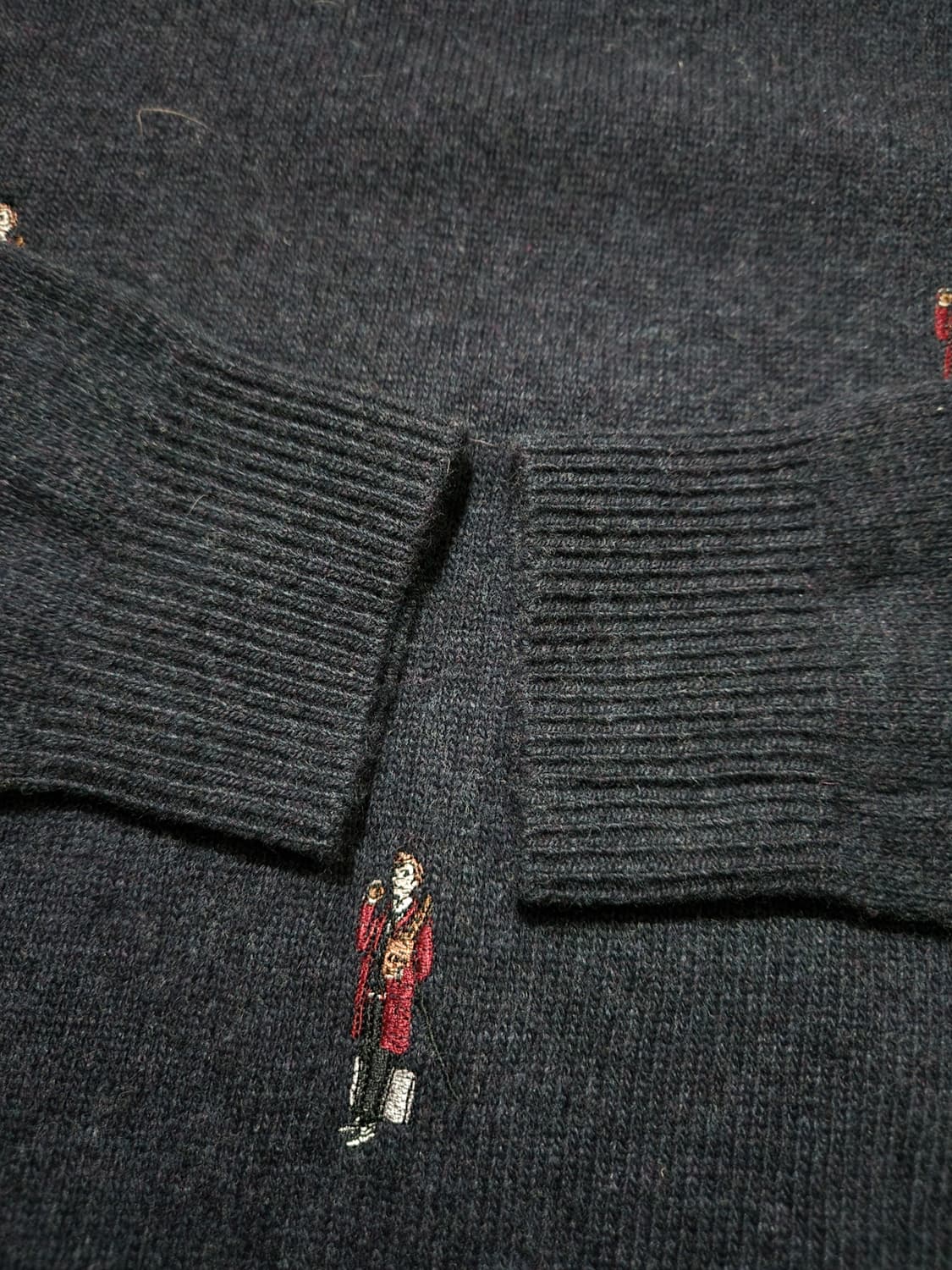 Olzen 자수 모 니트 100 상품이미지7