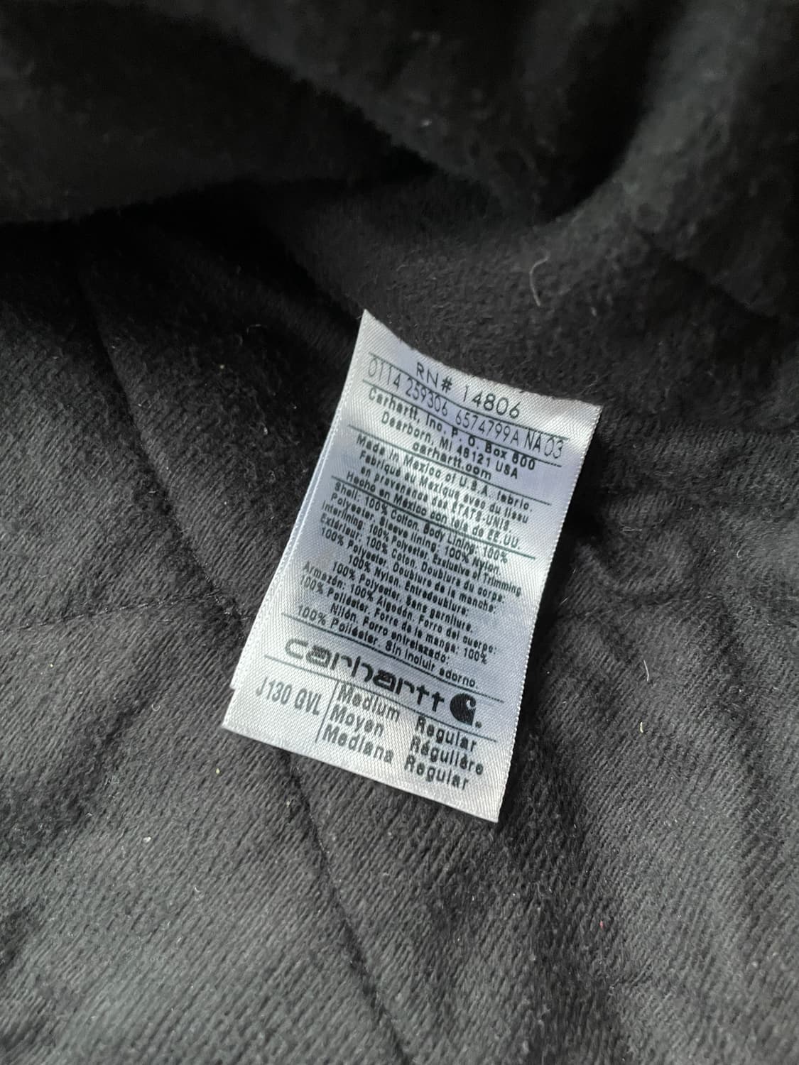 칼하트 j130 GVL 그레이블 액티브 샌드스톤 상품이미지7