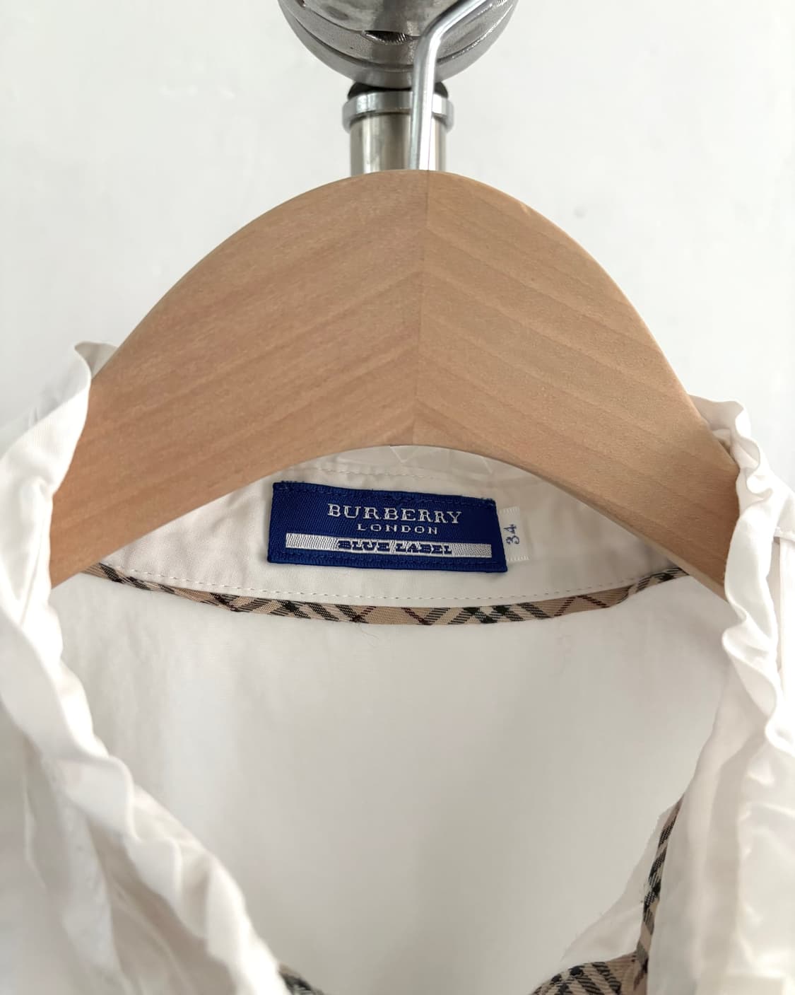 Burberry 버버리 블루라벨 화이트 러플 셔츠 상품이미지3