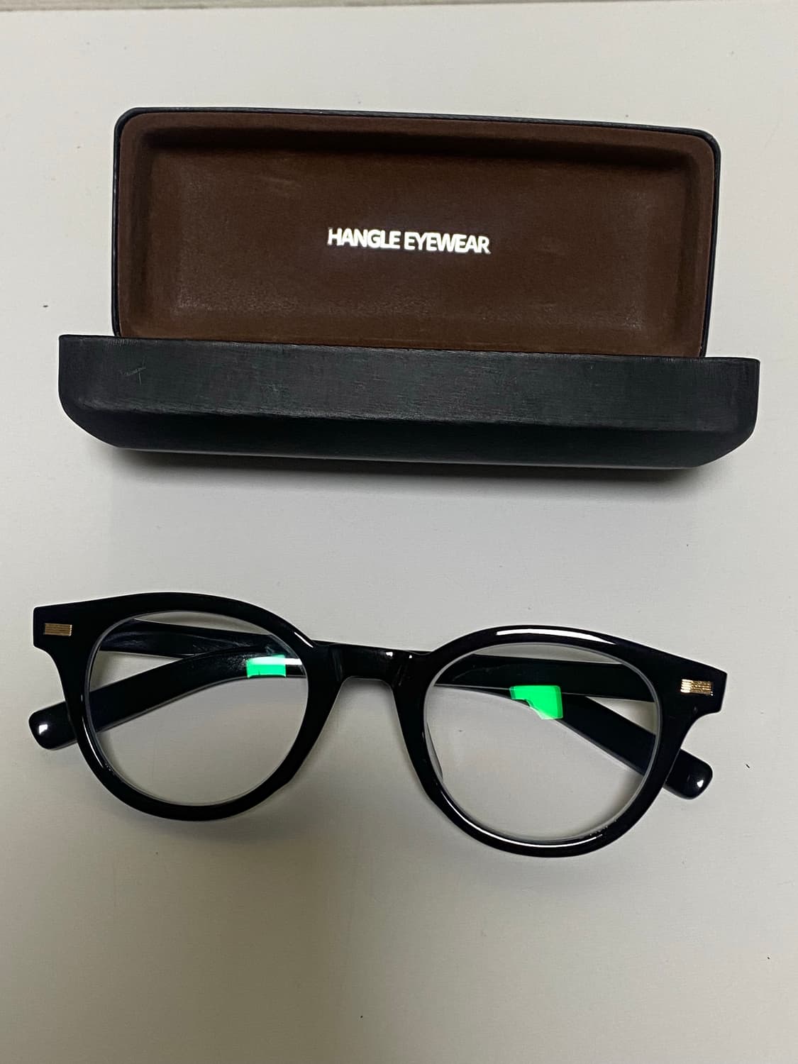 한글안경 성수 블랙 블루라이트차단 상품이미지1