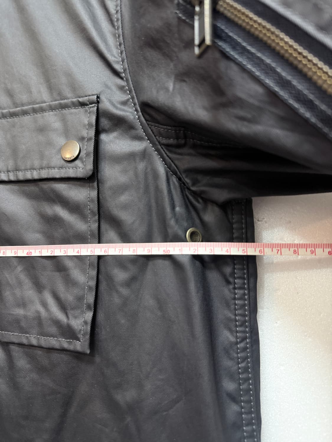 라코스테 블랙 왁스 자켓 48사이즈(95) 상품이미지7