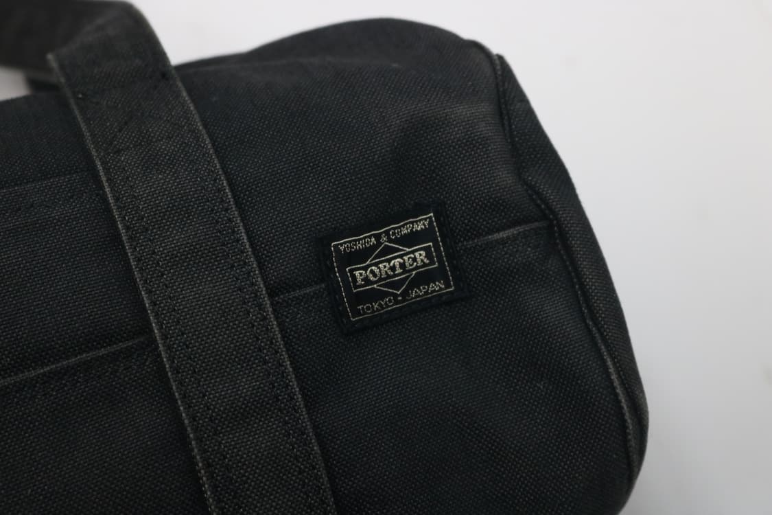 PORTER 요시다 포터 블랙 캔버스 스모키 보스턴백 상품이미지3