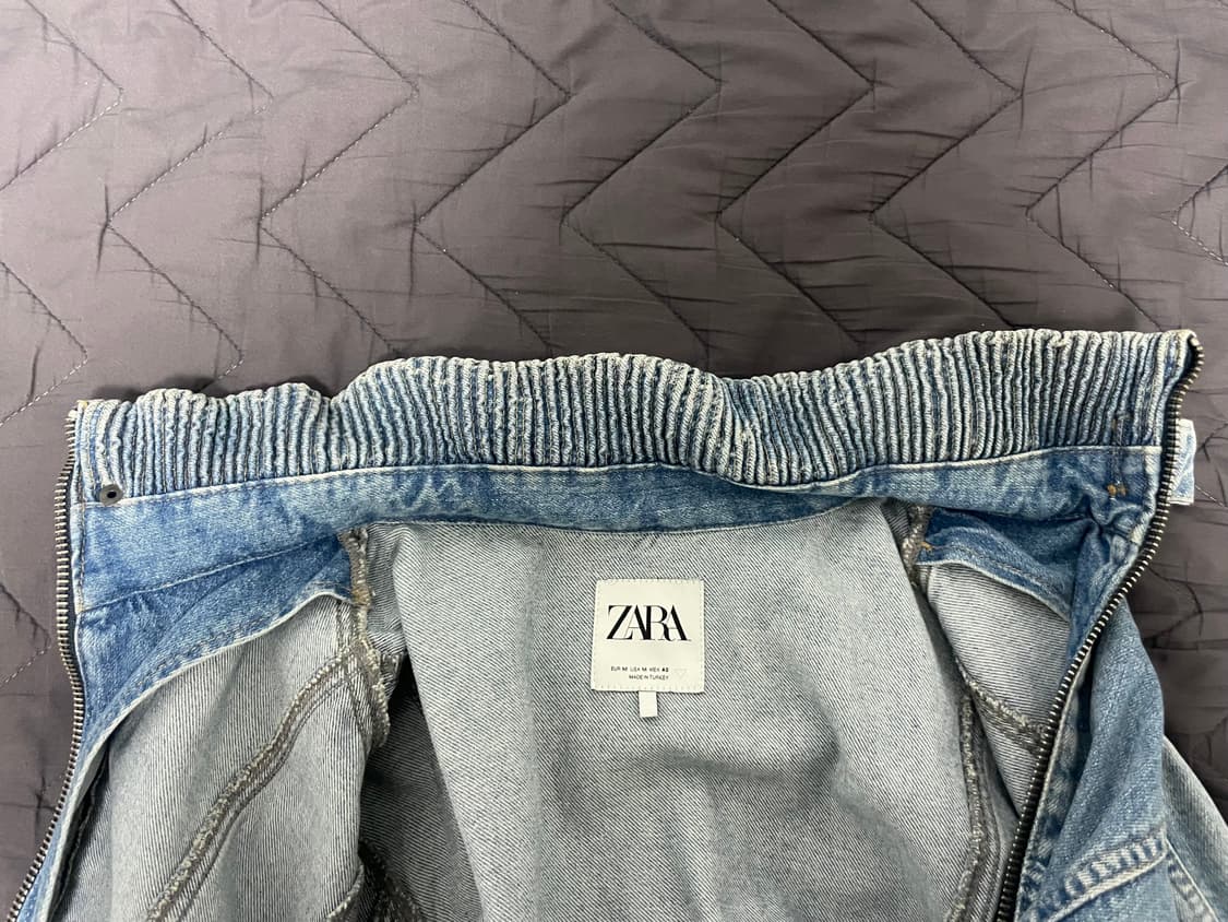 자라 데님 바이커 자켓 상품이미지4