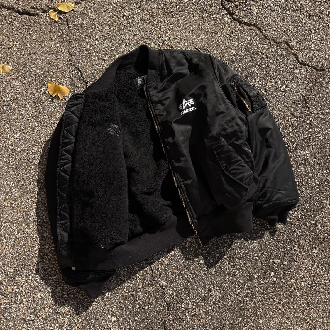 Starter x Alpha 쉐르파 리버시블 Ma-1 자켓 상품이미지5