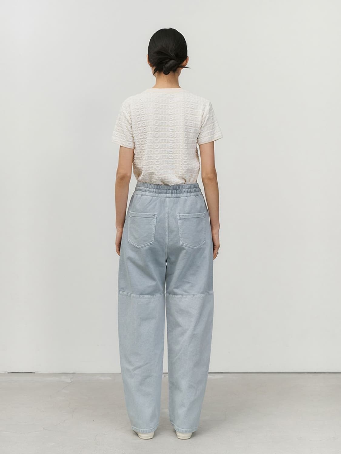 [급처] 아모멘토 로고 부클 니트 상품이미지3