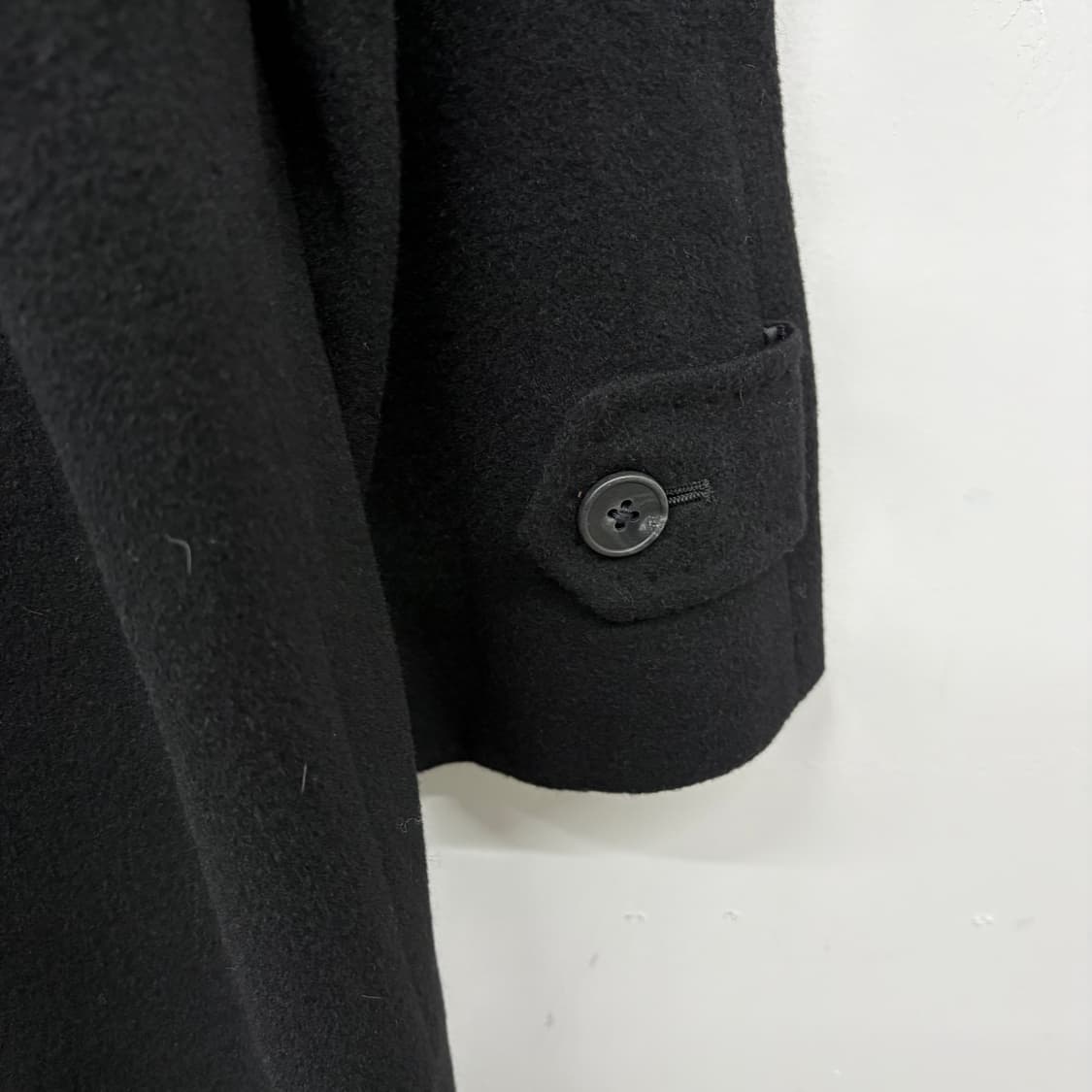 블랙 남성 캐시미어 100% 코트 남M 상품이미지9