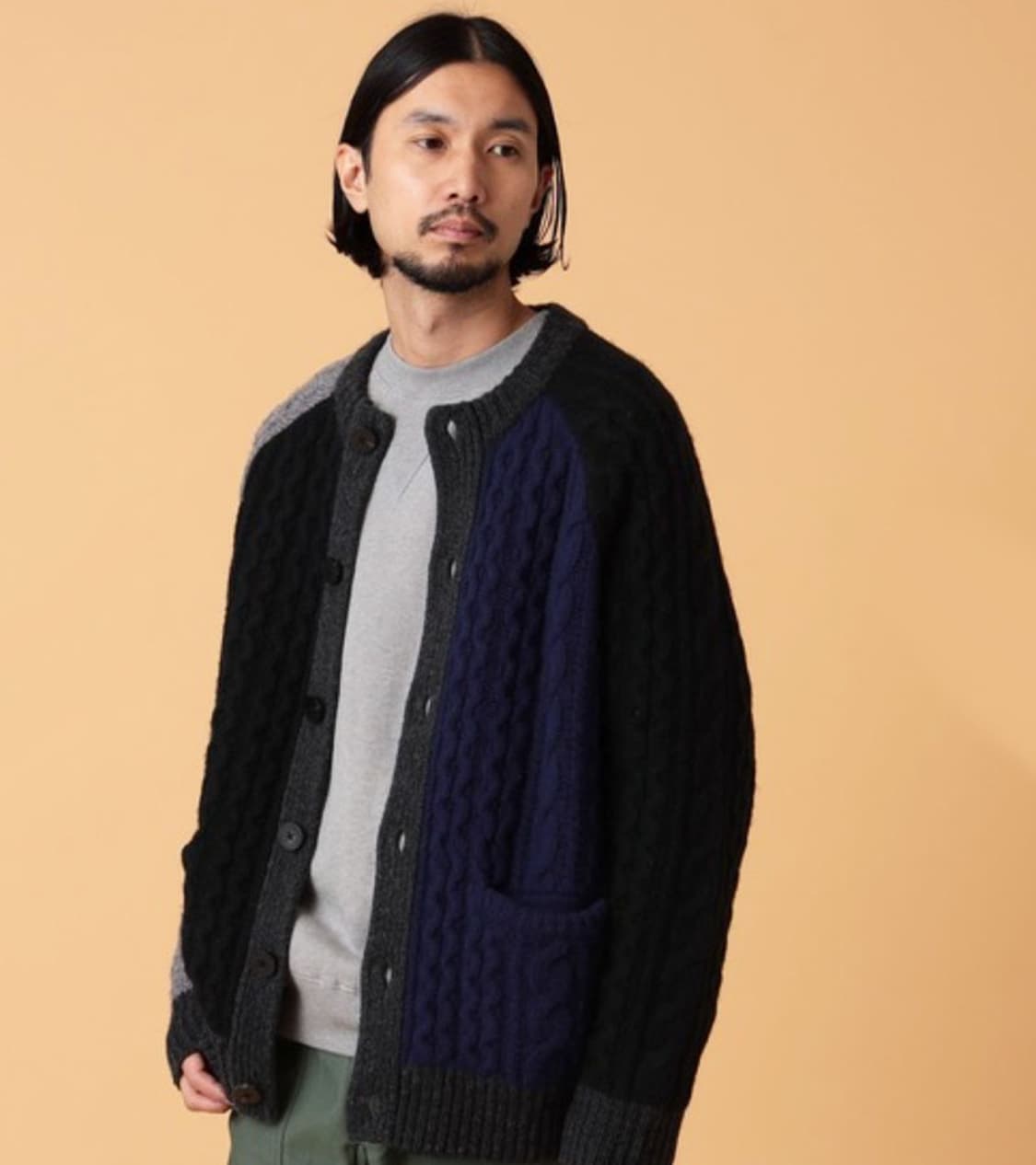 BEAMS LIGHTS - 23FW MONGOL WOOL CARDIGAN 상품이미지2