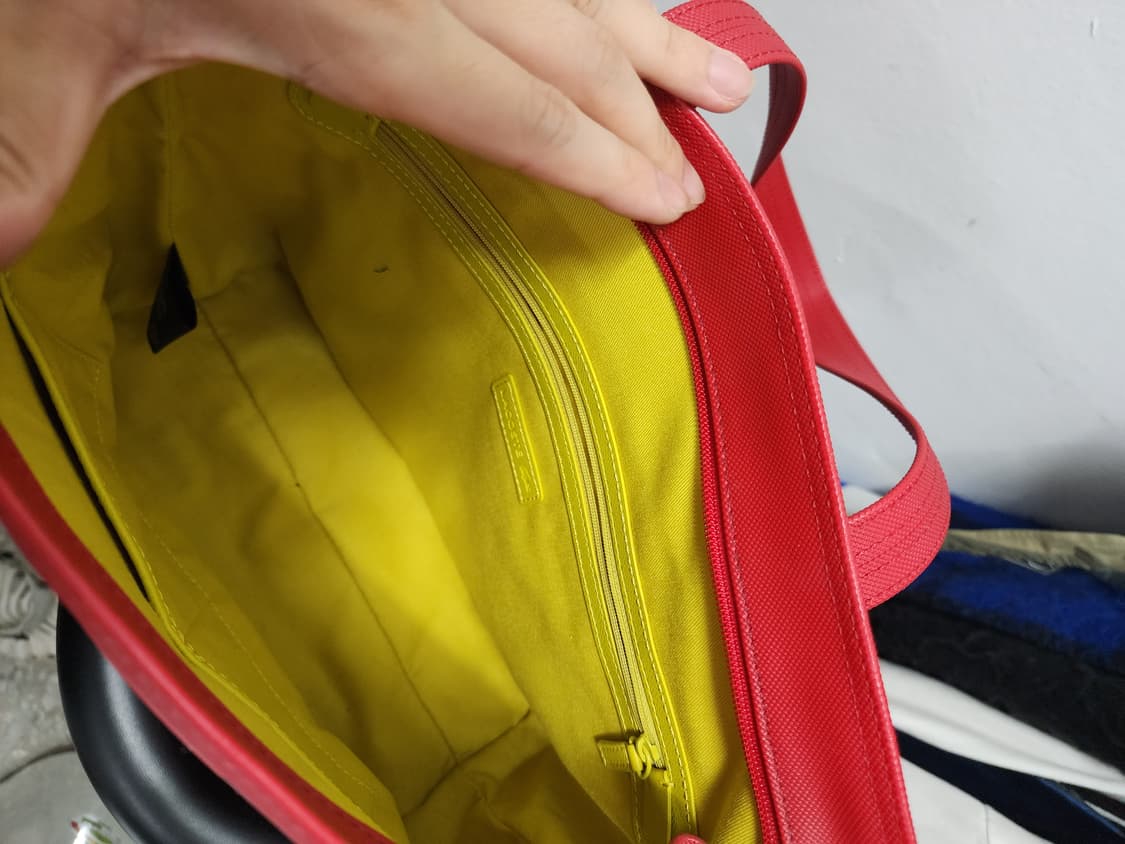 라코스테 레드 라지 토트백 상품이미지4