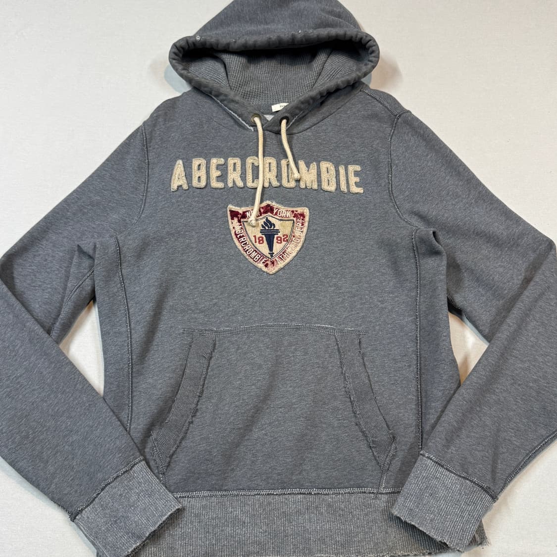 XL) 아베크롬비 패치 스펠로고 후드티 상품이미지2