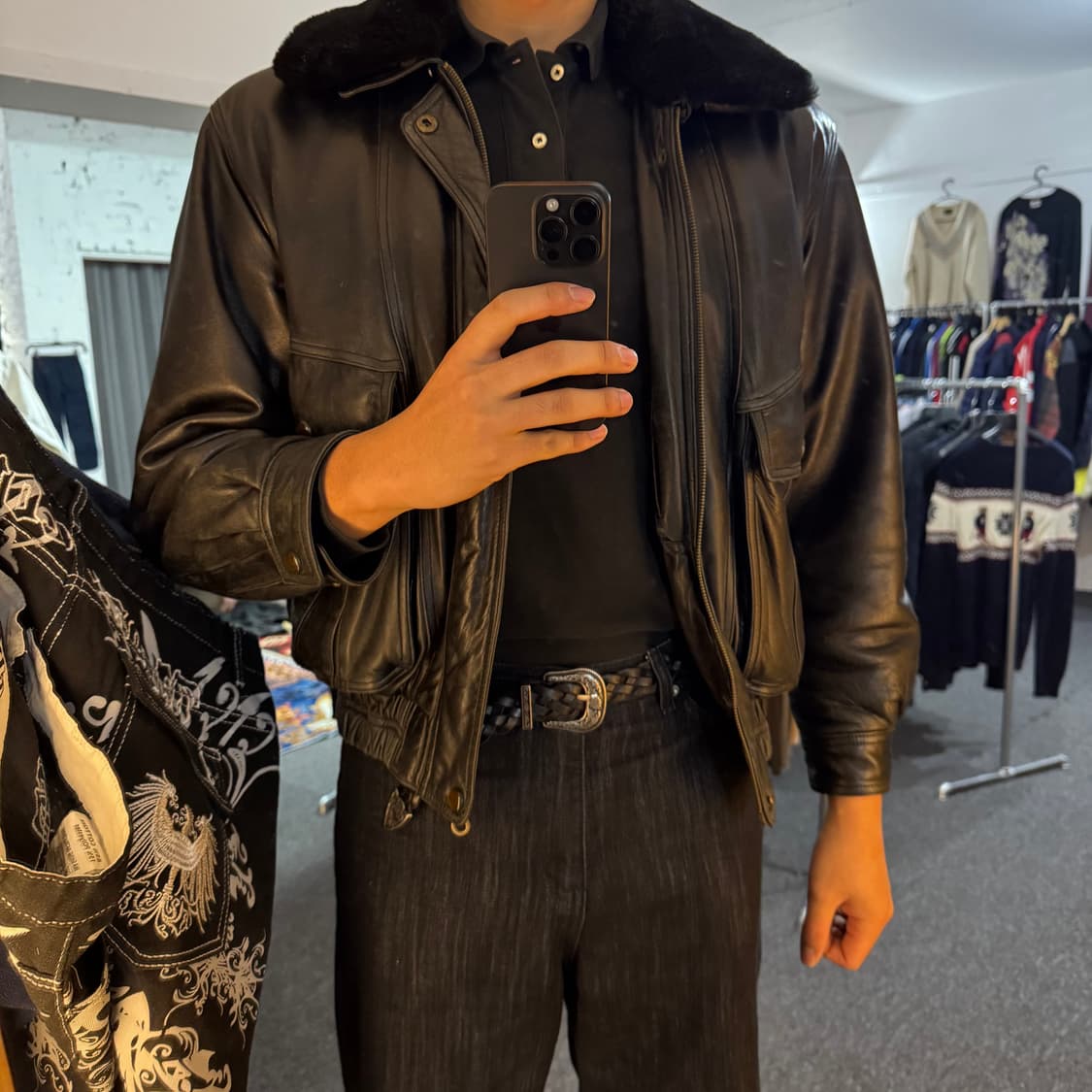 J.SCIPIO G-1 디자인 양가죽 무스탕 자켓 상품이미지9