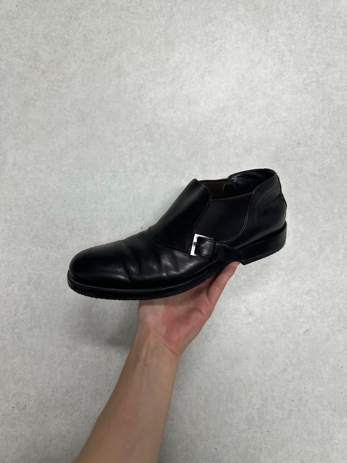 조르지오 알마니 버클 앵클 부츠 상품이미지2