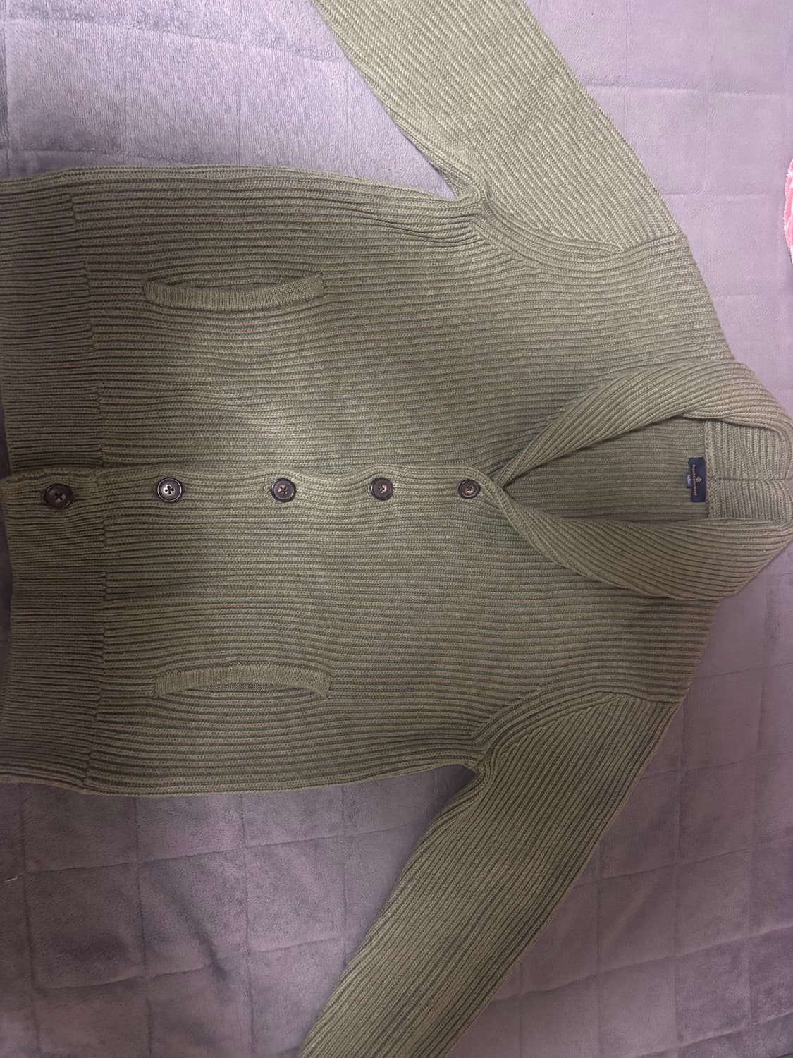 브룩스브라더스 숄카라 가디건 L 상품이미지3