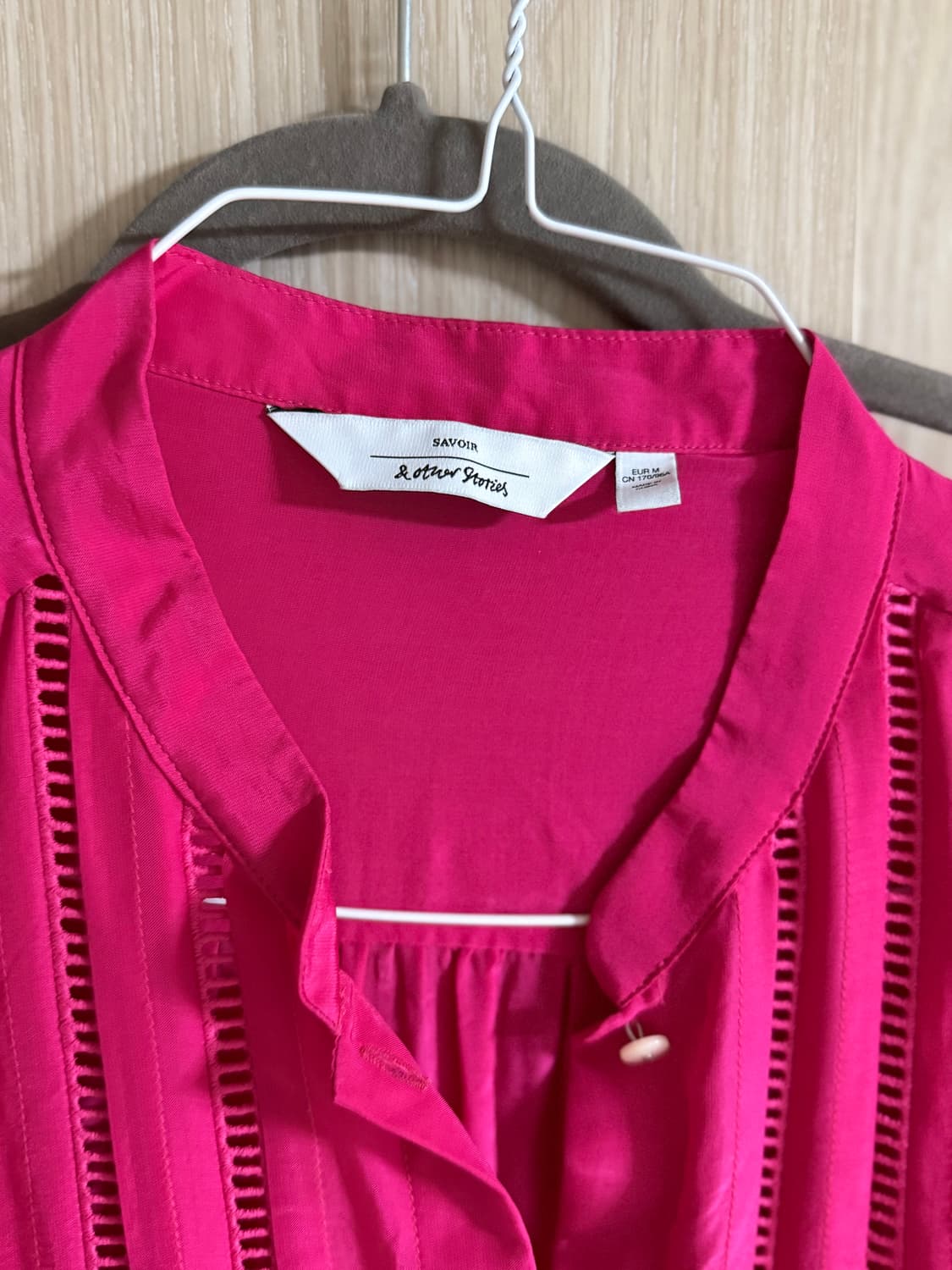 앤아더스토리즈 튜닉드레스 마젠타 M 상품이미지4