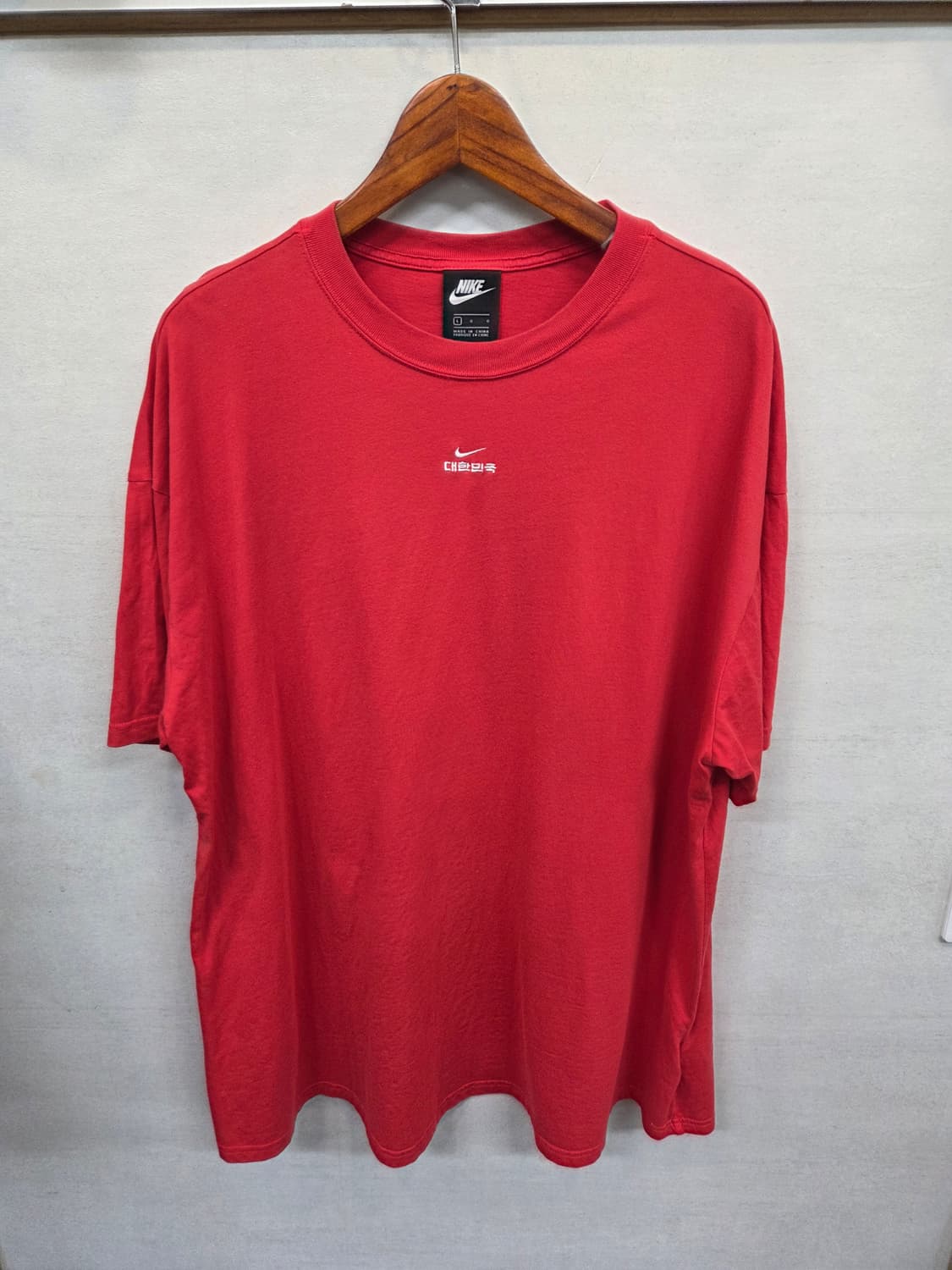 나이키 대한민국 자수로고 반팔 L 오버핏  상품이미지1