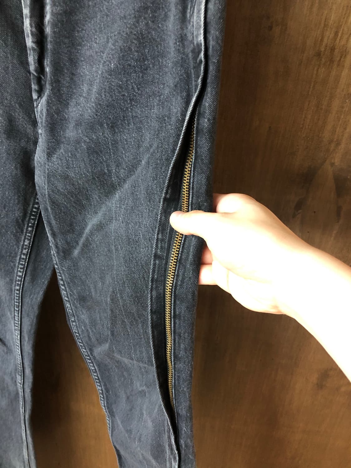 Toga 사이드 지퍼 데님 팬츠 m 상품이미지3