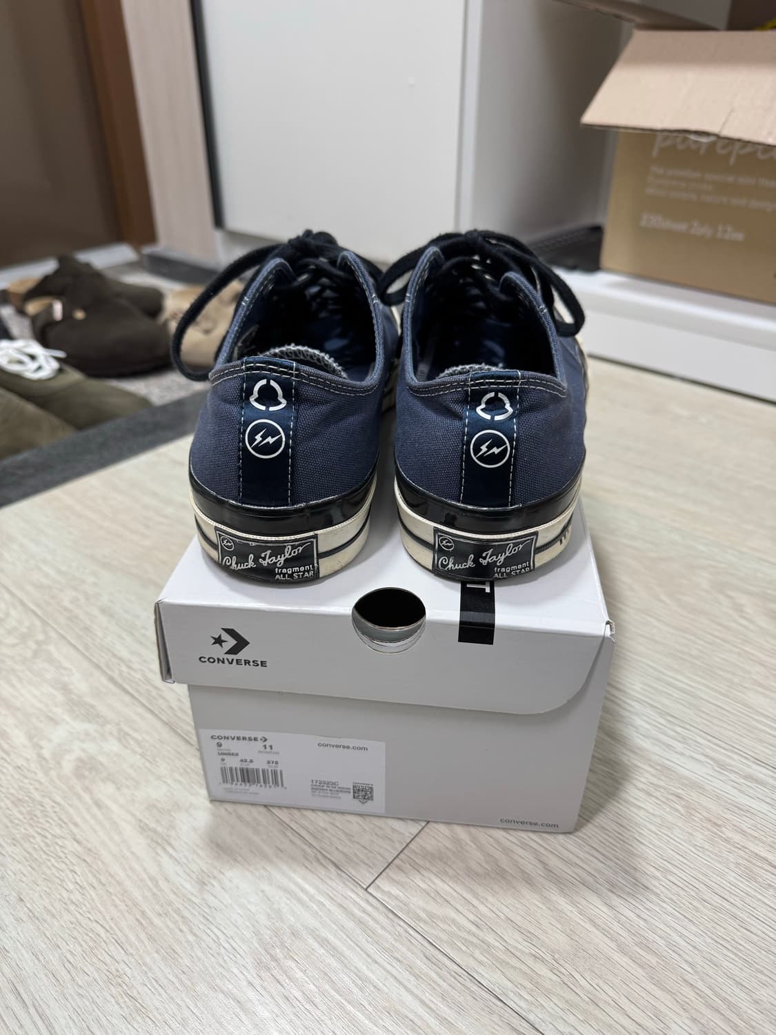 컨버스 몽클레르 프라그먼트 척 인시그니아 블루 275 박스포함 상품이미지2