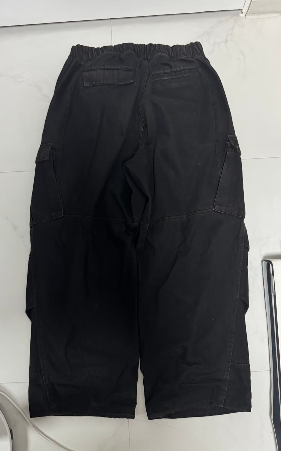 [4]해칭룸 밀 팬츠 워시드 블랙 상품이미지3