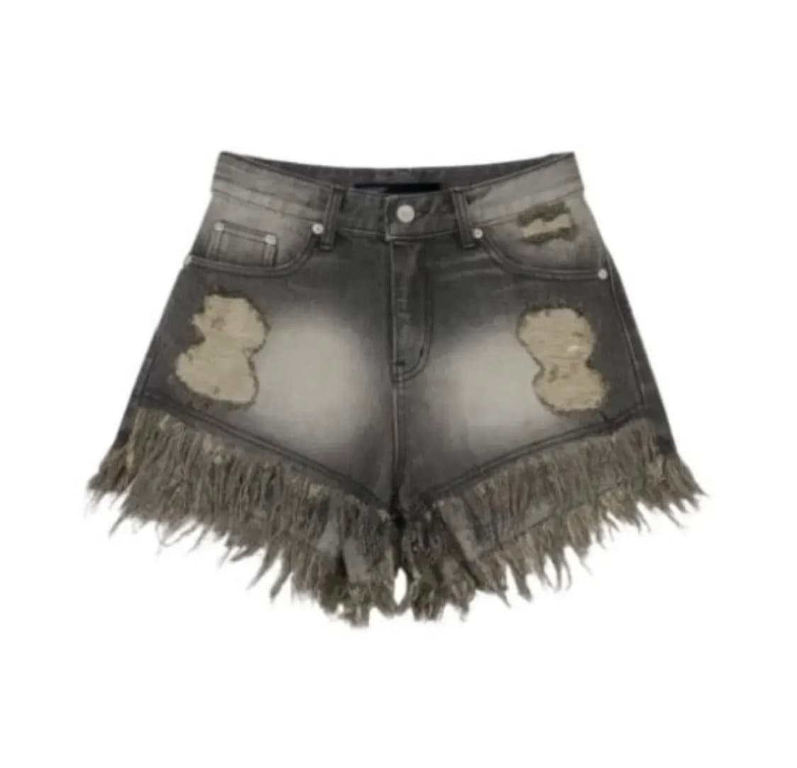 보헴서 데미지 워싱 쇼츠 S 상품이미지1