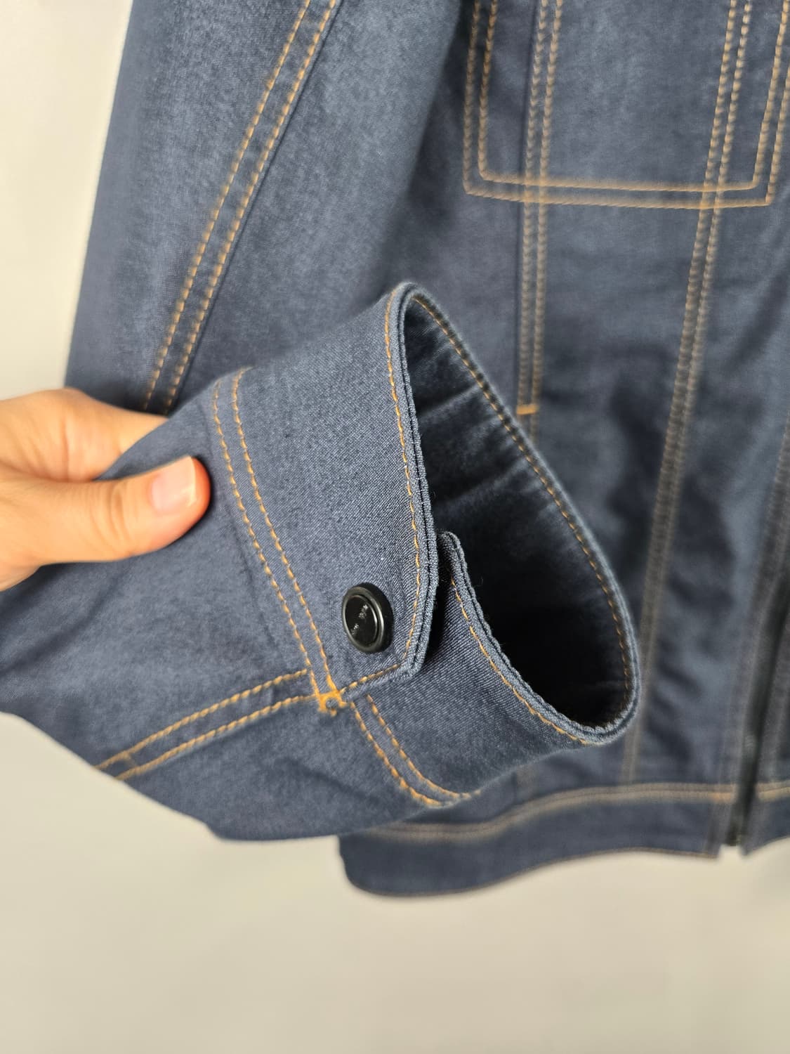 [무료배송]ZARA 자라 L 남성 스판 데님 청 집업 자켓 상품이미지4